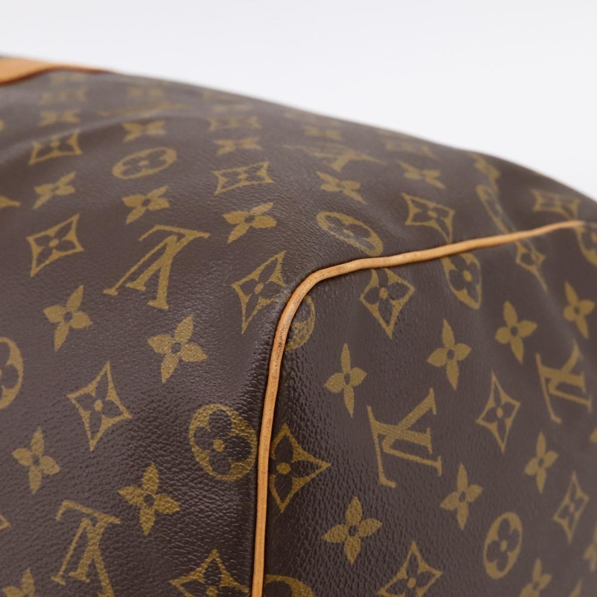 LOUIS VUITTON Monogram Keepall 55 Boston Bag M41424 LV Auth ka5698A