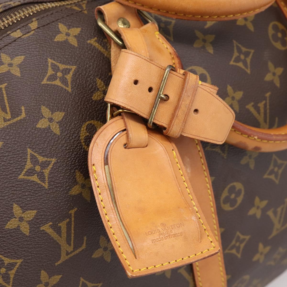 LOUIS VUITTON Monogram Keepall 55 Boston Bag M41424 LV Auth ka5698A