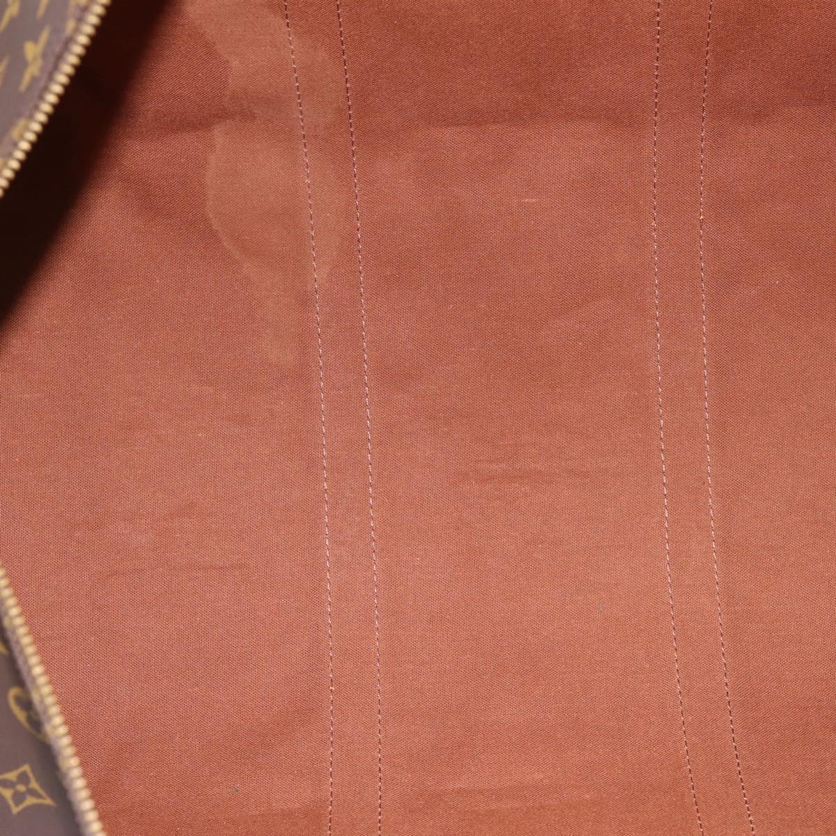 LOUIS VUITTON Monogram Keepall 55 Boston Bag M41424 LV Auth ka5698A