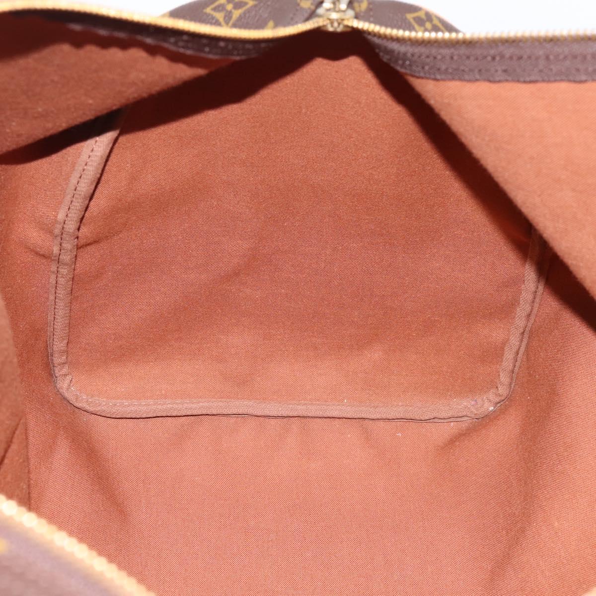 LOUIS VUITTON Monogram Keepall 55 Boston Bag M41424 LV Auth ka5698A