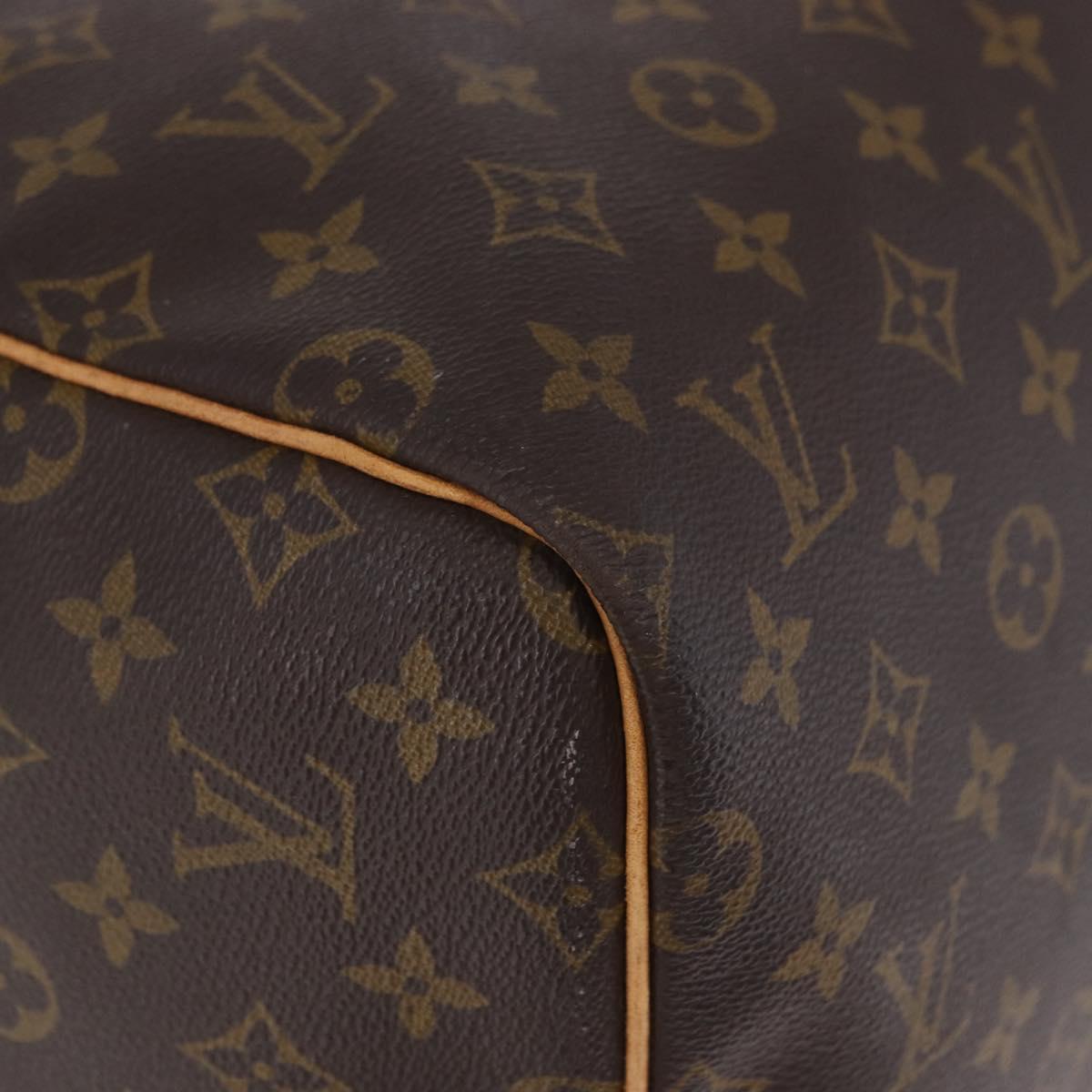 LOUIS VUITTON Monogram Keepall 55 Boston Bag M41424 LV Auth ka5699A