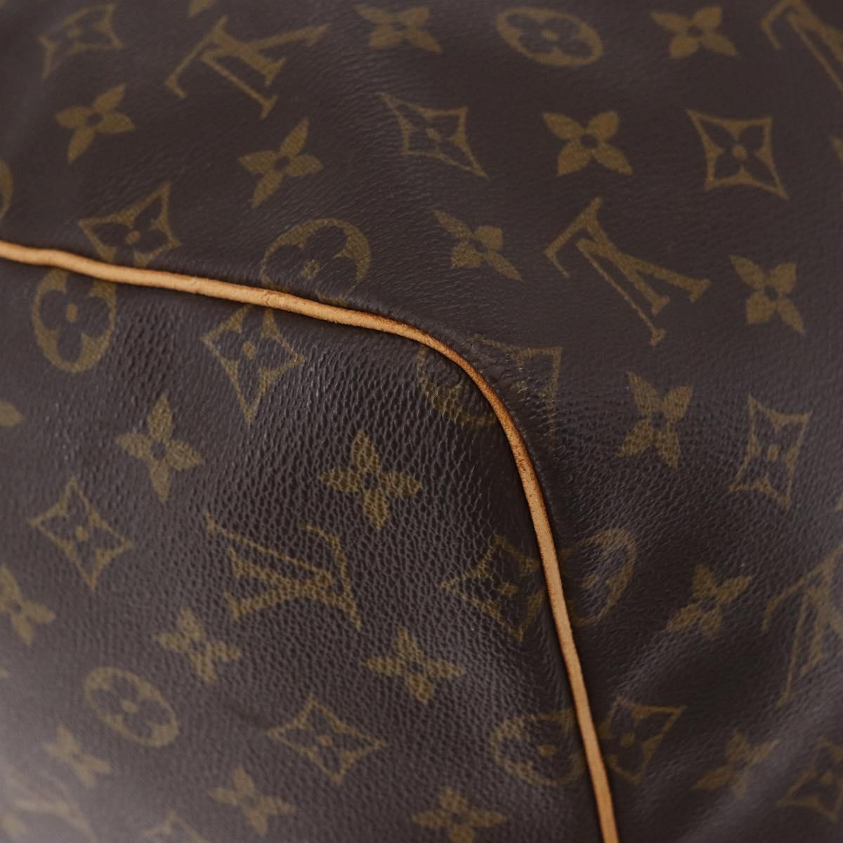 LOUIS VUITTON Monogram Keepall 55 Boston Bag M41424 LV Auth ka5699A