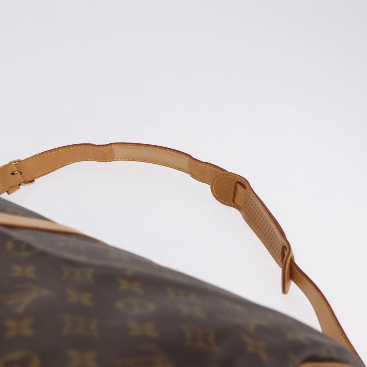 LOUIS VUITTON Monogram Keepall Bandouliere 55 Boston Bag M41414 LV Auth ka5700