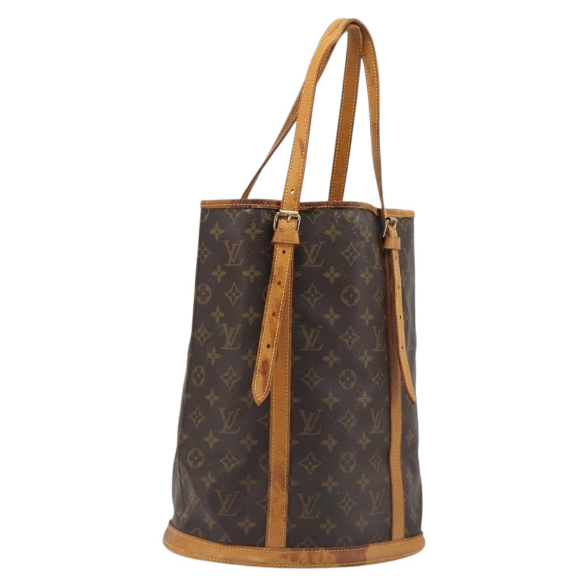 LOUIS VUITTON Monogram Bucket GM Shoulder Bag M42236 LV Auth ka5701