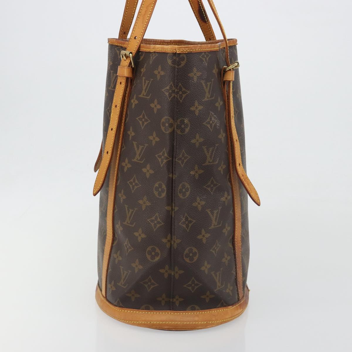 LOUIS VUITTON Monogram Bucket GM Shoulder Bag M42236 LV Auth ka5701