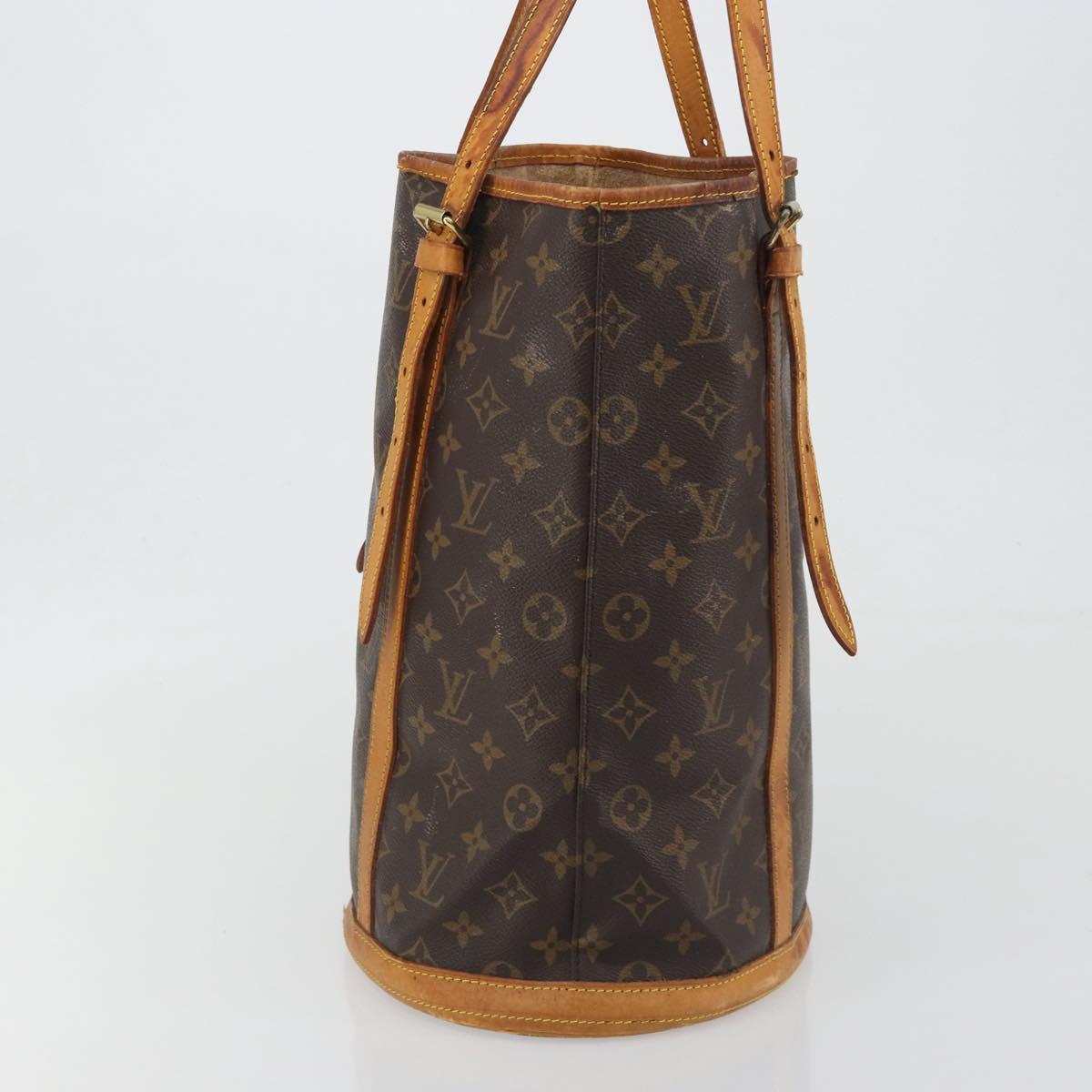LOUIS VUITTON Monogram Bucket GM Shoulder Bag M42236 LV Auth ka5701