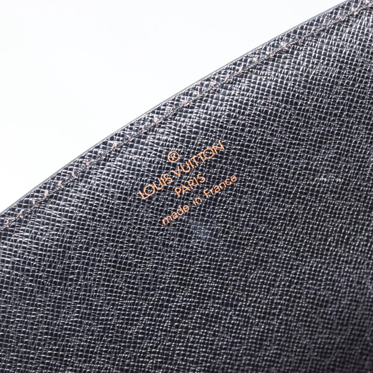 LOUIS VUITTON Epi Bicolor Varenne Hand Bag Black Red M52387 LV Auth ka5706
