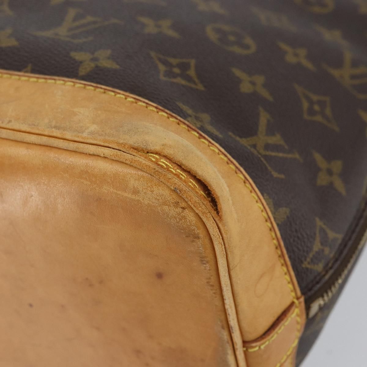 LOUIS VUITTON Monogram Alma Hand Bag M51130 LV Auth ka571