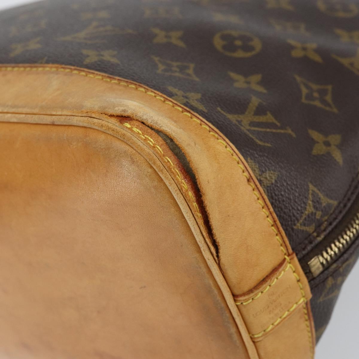 LOUIS VUITTON Monogram Alma Hand Bag M51130 LV Auth ka571