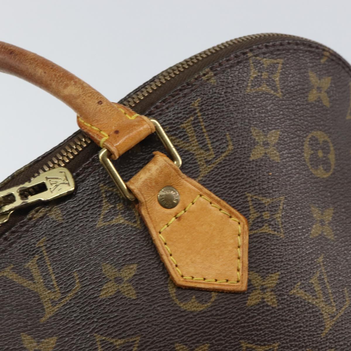 LOUIS VUITTON Monogram Alma Hand Bag M51130 LV Auth ka571