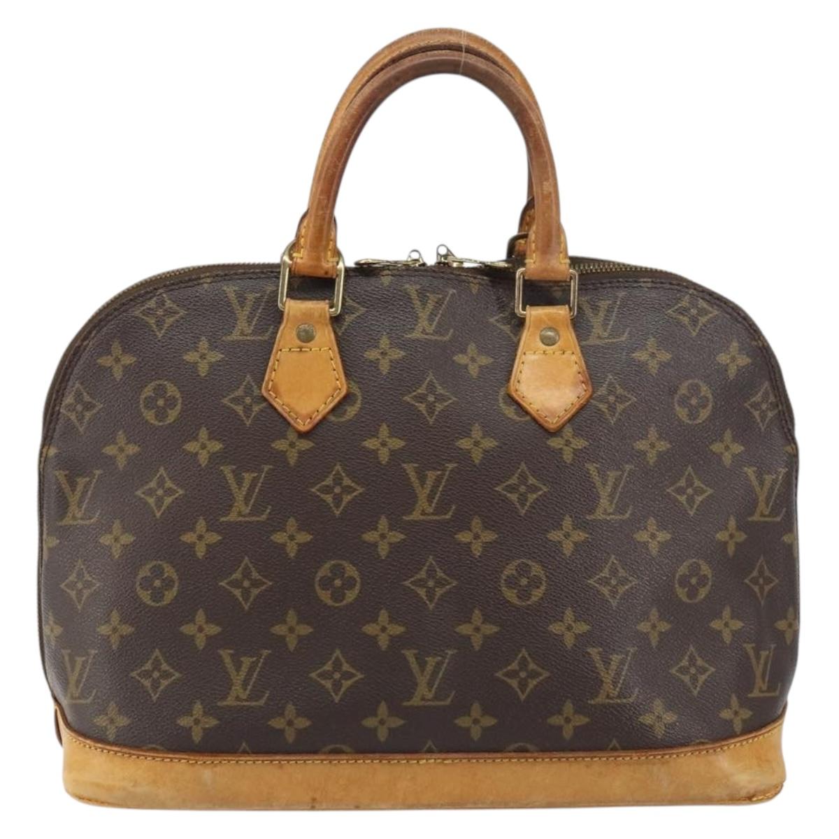 LOUIS VUITTON Monogram Alma Hand Bag M51130 LV Auth ka571