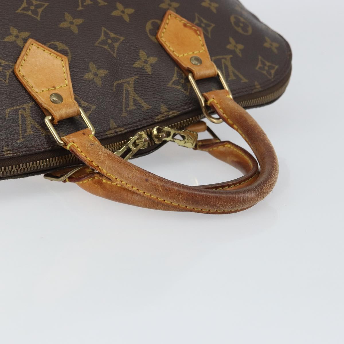 LOUIS VUITTON Monogram Alma Hand Bag M51130 LV Auth ka571