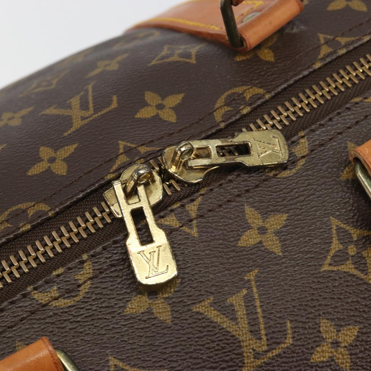LOUIS VUITTON Monogram Keepall 55 Boston Bag M41424 LV Auth ka5726