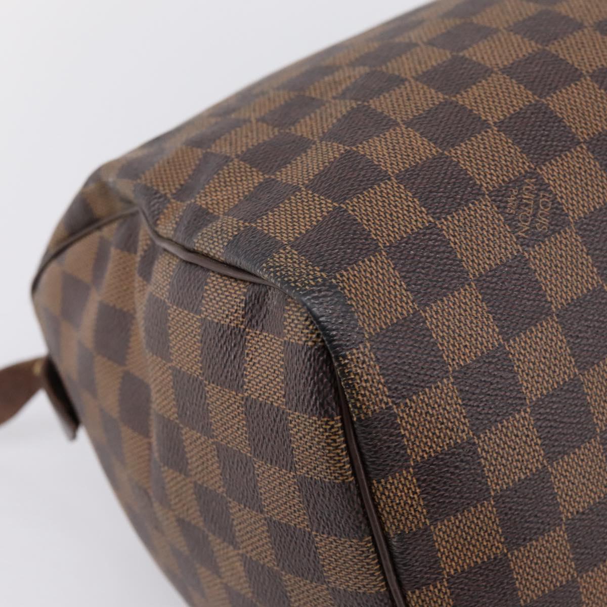LOUIS VUITTON Damier Azur Speedy 30 Hand Bag N41533 LV Auth ka5727A