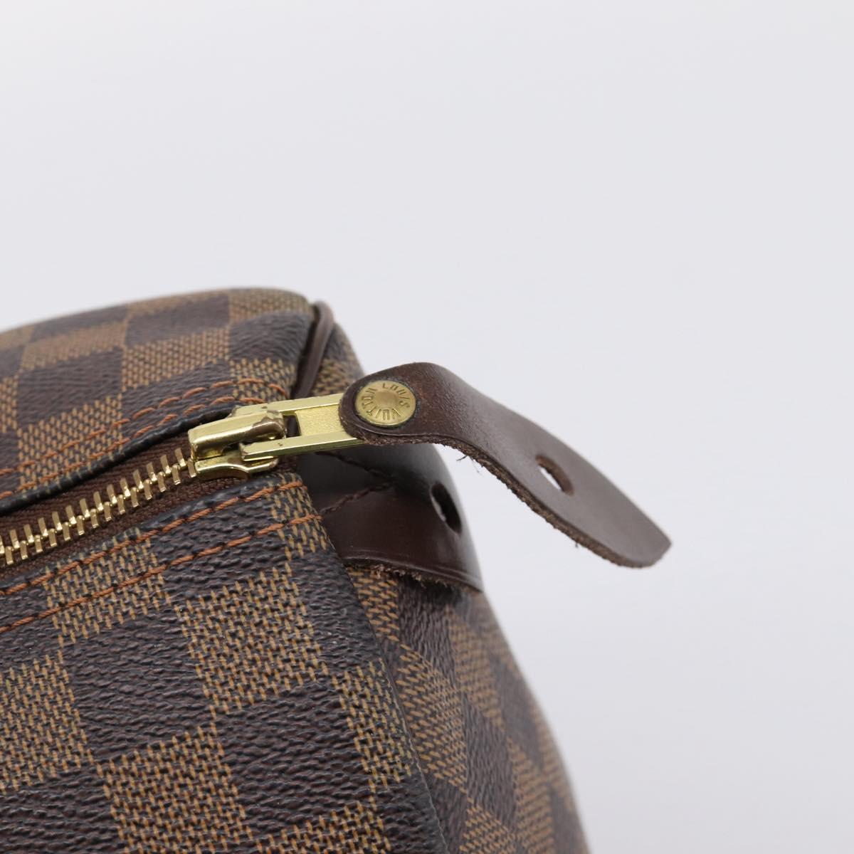 LOUIS VUITTON Damier Azur Speedy 30 Hand Bag N41533 LV Auth ka5727A