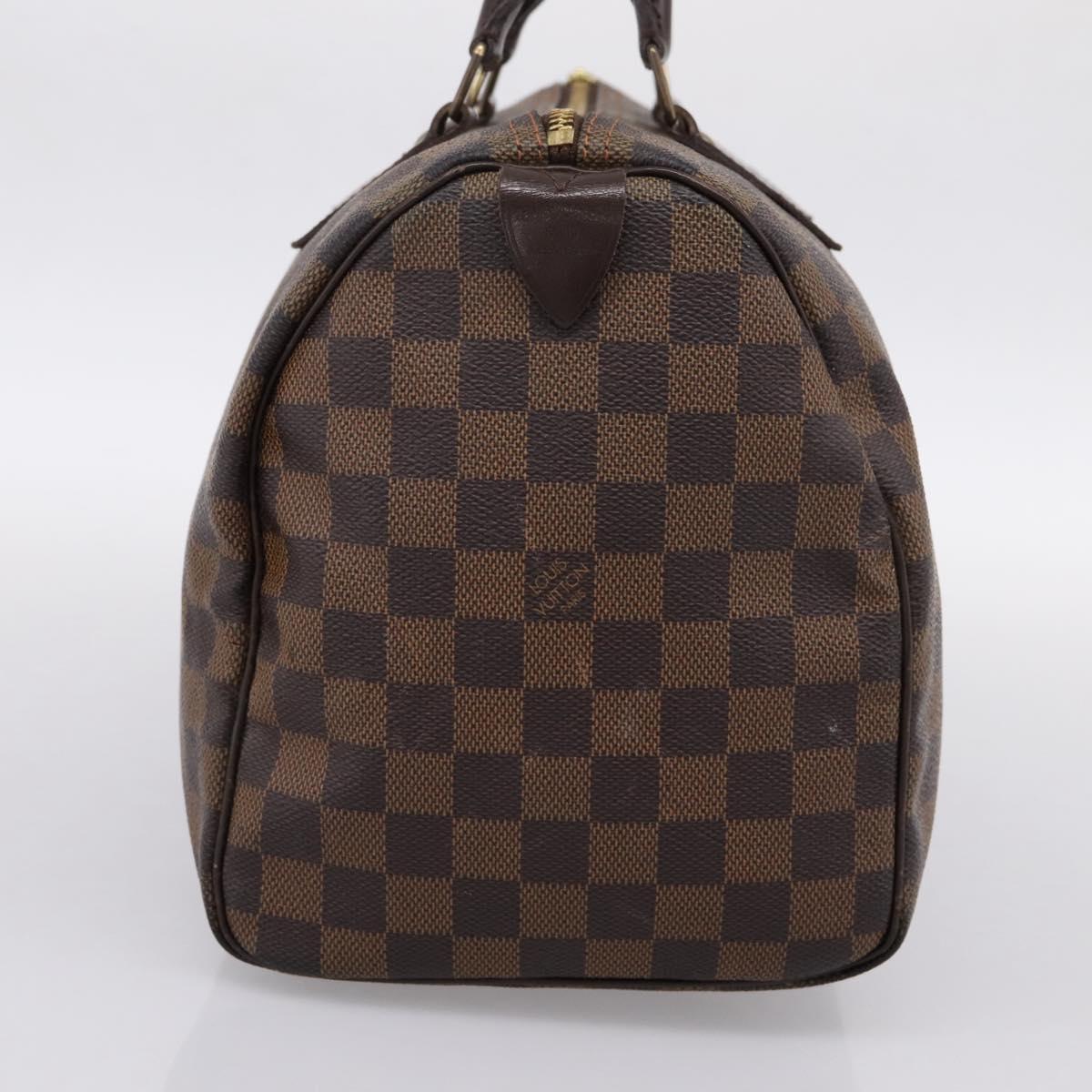 LOUIS VUITTON Damier Azur Speedy 30 Hand Bag N41533 LV Auth ka5727A