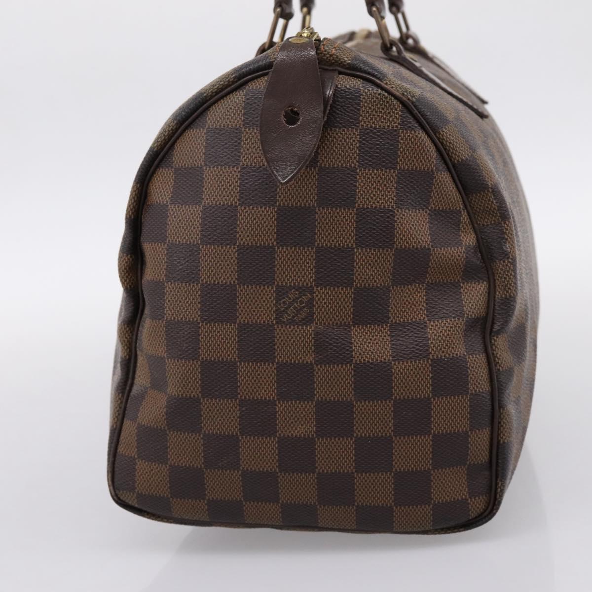 LOUIS VUITTON Damier Azur Speedy 30 Hand Bag N41533 LV Auth ka5727A