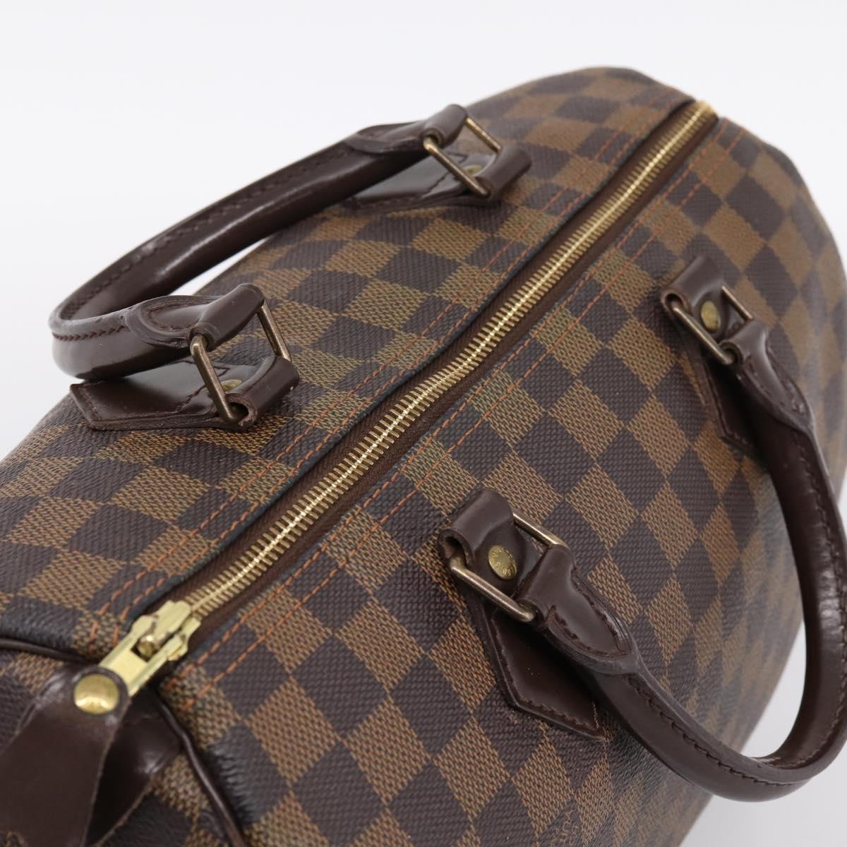 LOUIS VUITTON Damier Azur Speedy 30 Hand Bag N41533 LV Auth ka5727A