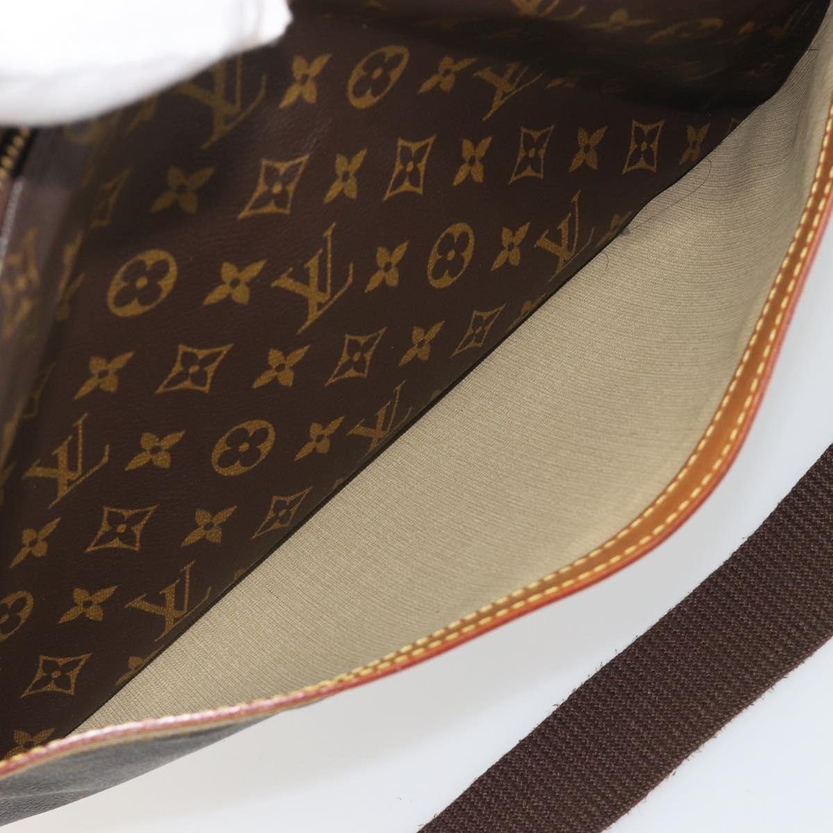 LOUIS VUITTON Monogram Reporter GM Shoulder Bag M45252 LV Auth ka5728A