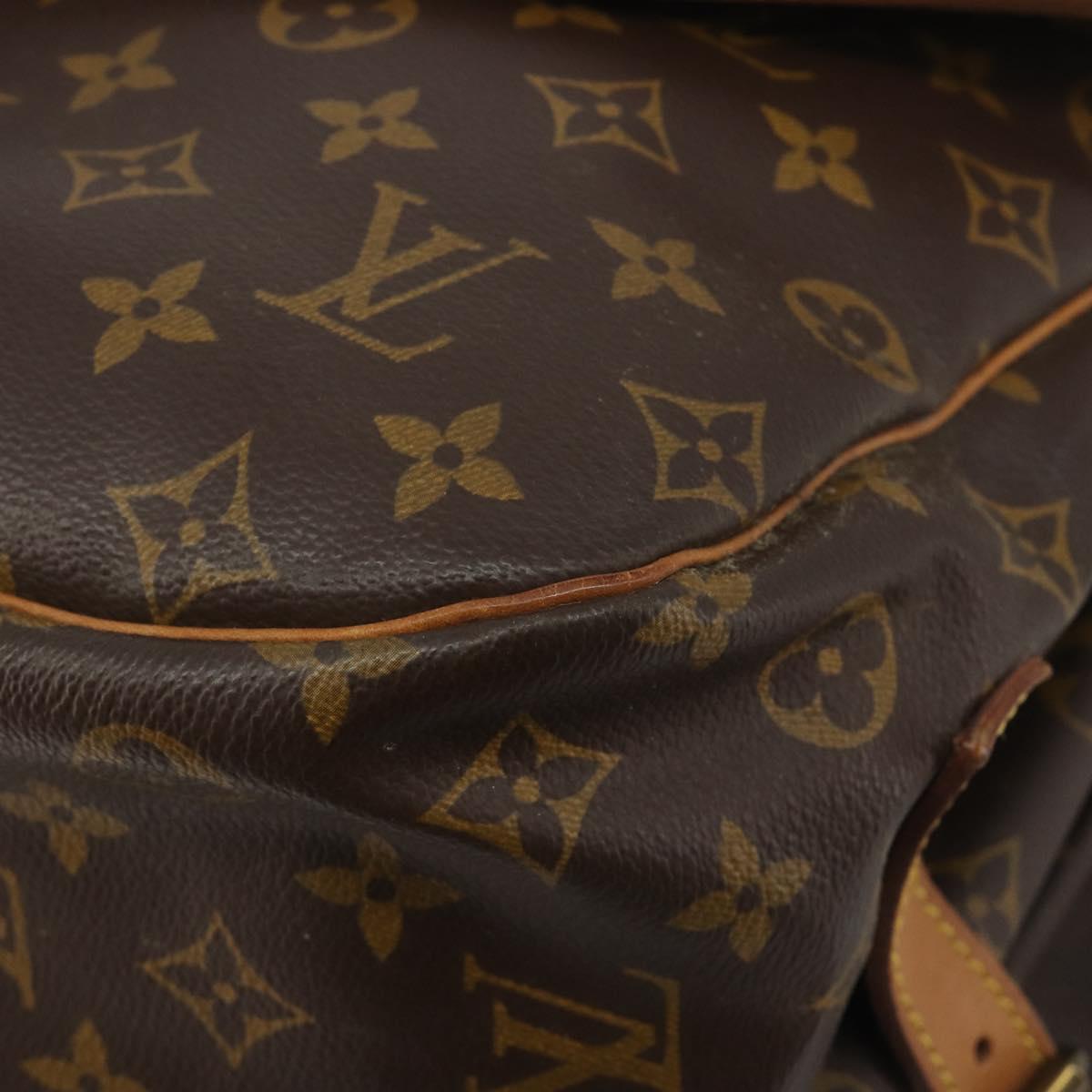 LOUIS VUITTON Monogram Saumur 35 Shoulder Bag M42254 LV Auth ka5729