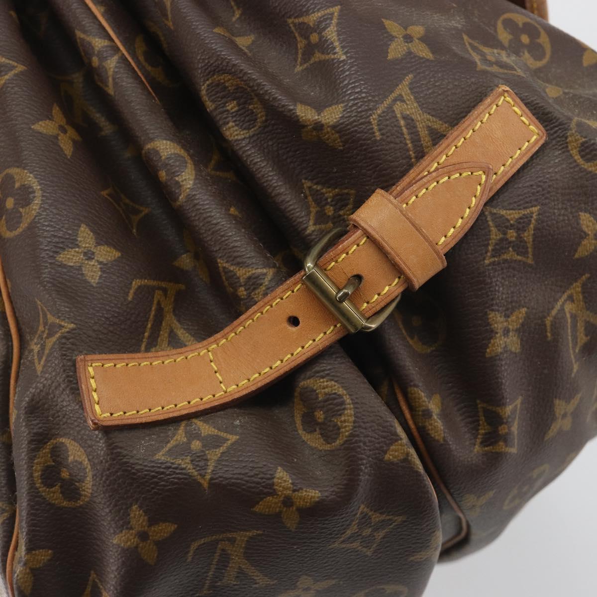 LOUIS VUITTON Monogram Saumur 35 Shoulder Bag M42254 LV Auth ka5729