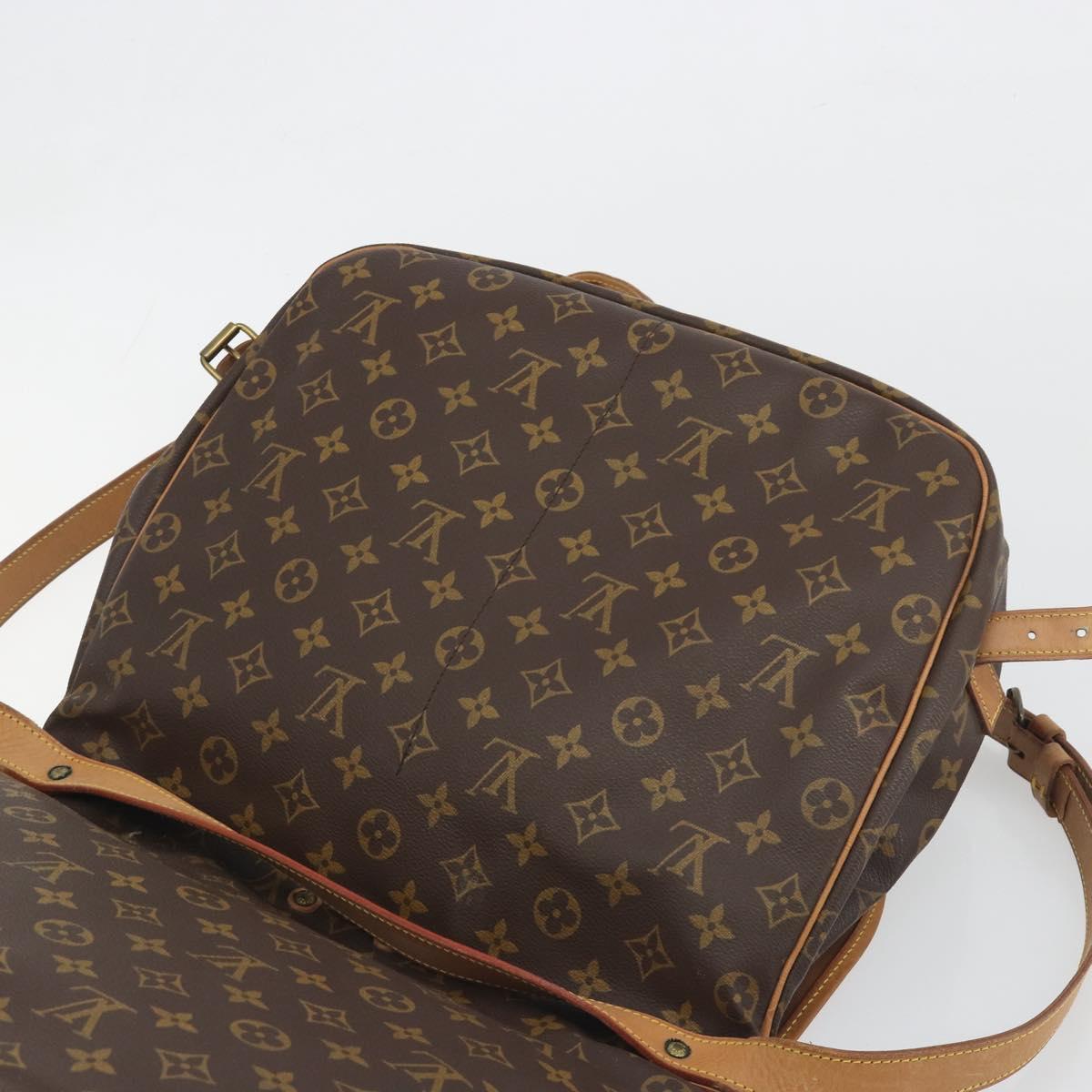 LOUIS VUITTON Monogram Saumur 35 Shoulder Bag M42254 LV Auth ka5729