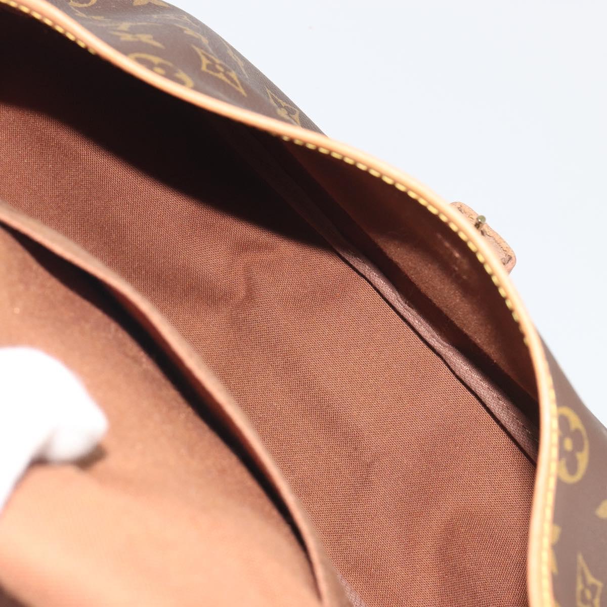 LOUIS VUITTON Monogram Saumur 35 Shoulder Bag M42254 LV Auth ka5729
