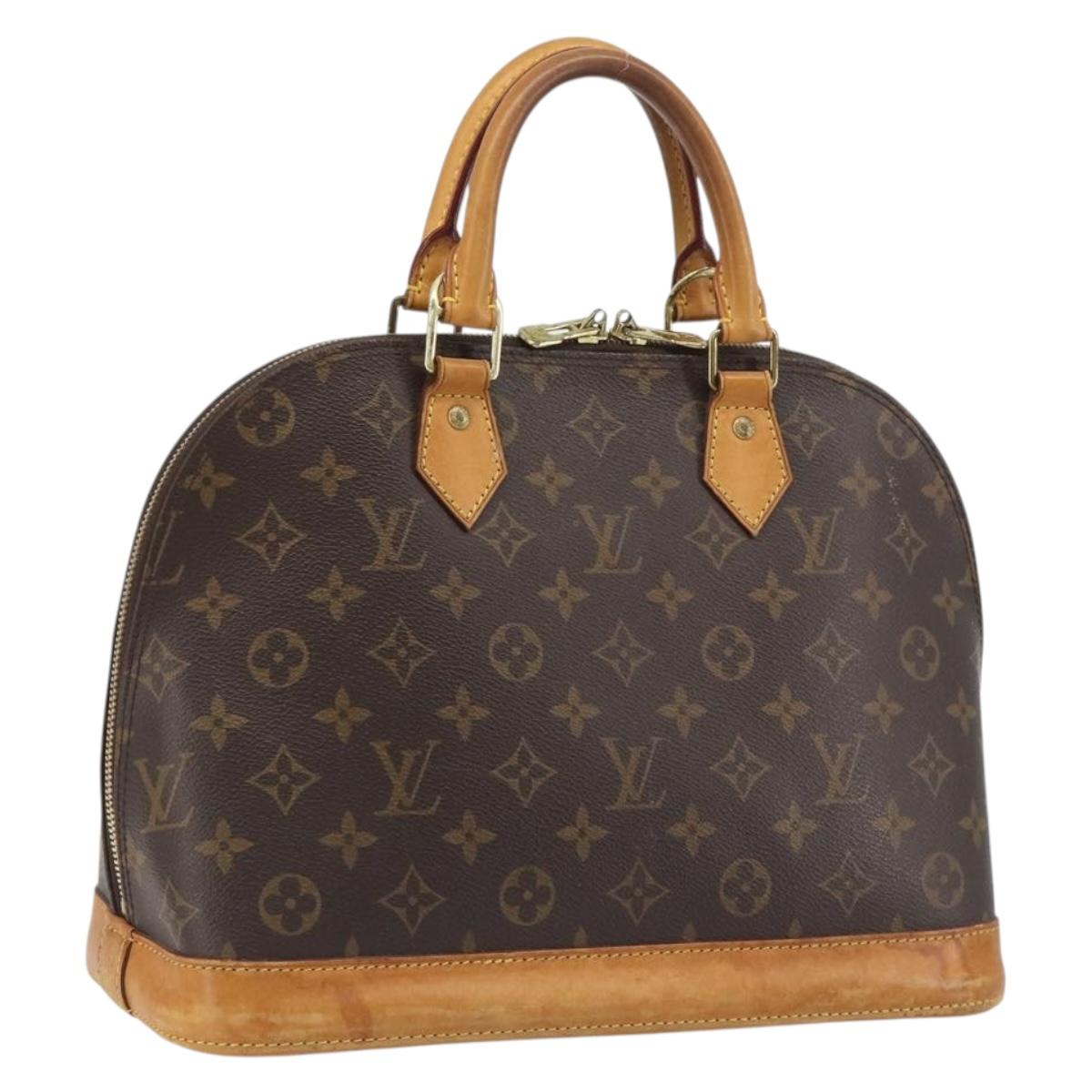 LOUIS VUITTON Monogram Alma Hand Bag M51130 LV Auth ka5735