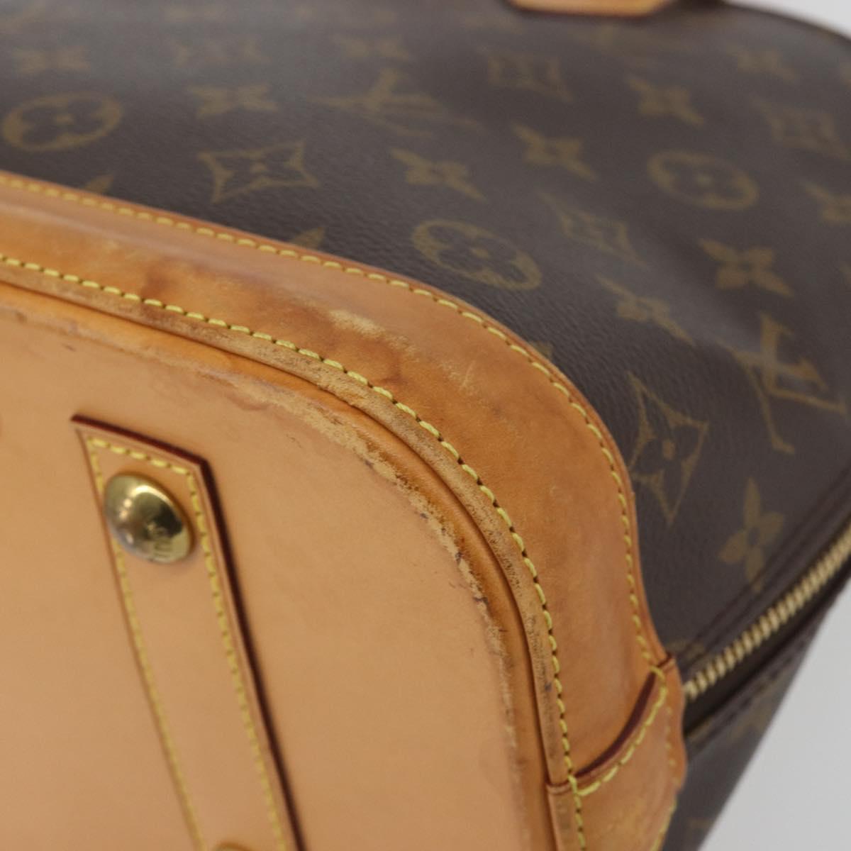 LOUIS VUITTON Monogram Alma Hand Bag M51130 LV Auth ka5735