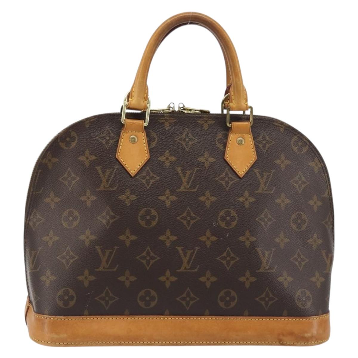 LOUIS VUITTON Monogram Alma Hand Bag M51130 LV Auth ka5735