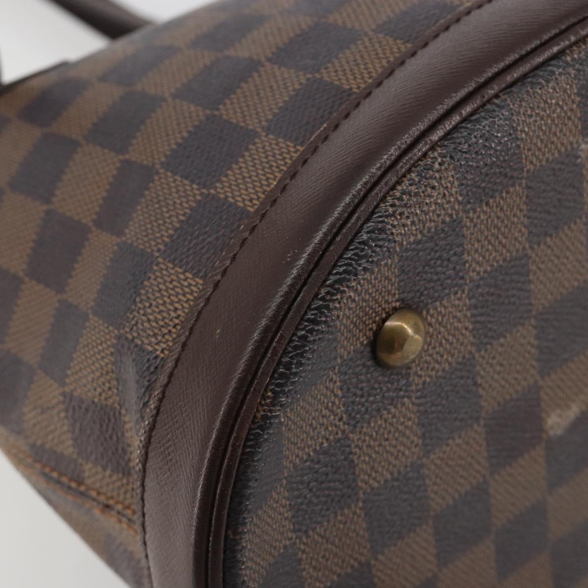 LOUIS VUITTON Damier Ebene Marais Shoulder Bag N42240 LV Auth ka5736