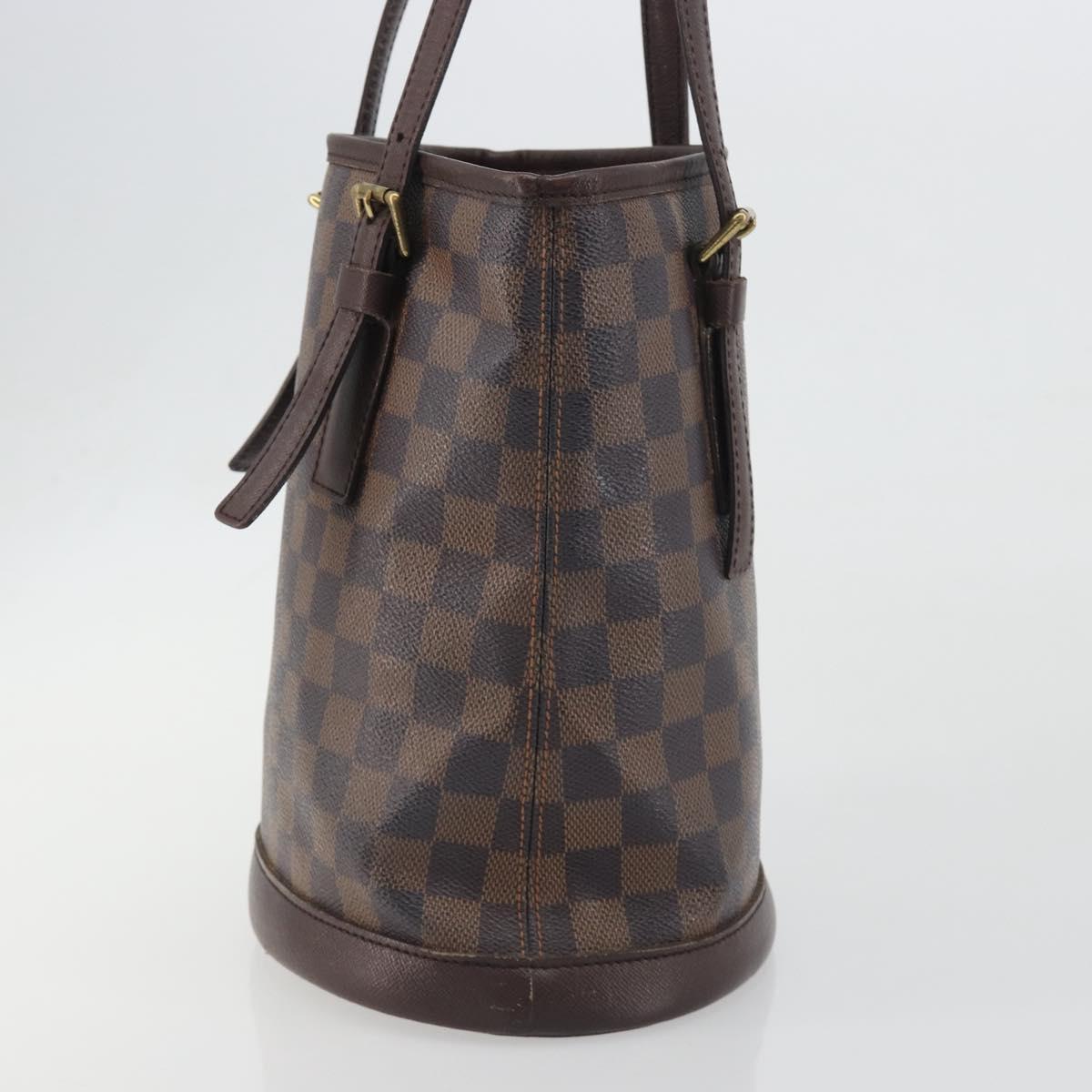 LOUIS VUITTON Damier Ebene Marais Shoulder Bag N42240 LV Auth ka5736