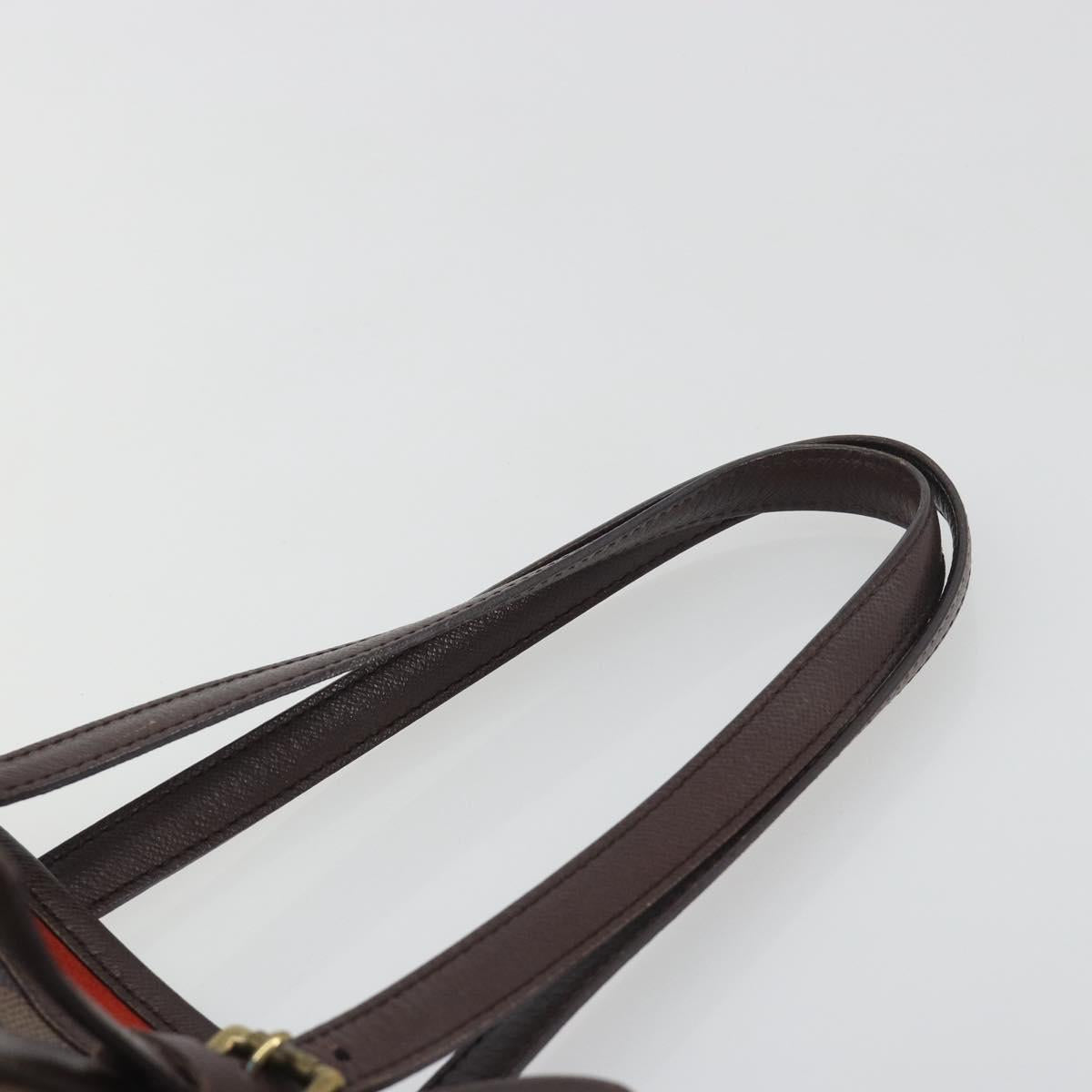LOUIS VUITTON Damier Ebene Marais Shoulder Bag N42240 LV Auth ka5736