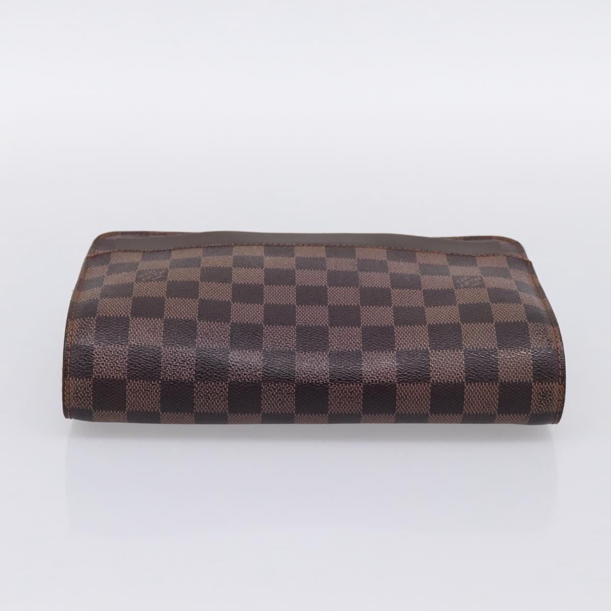 LOUIS VUITTON Damier Ebene Saint Louis Clutch Bag N51993 LV Auth ka5738