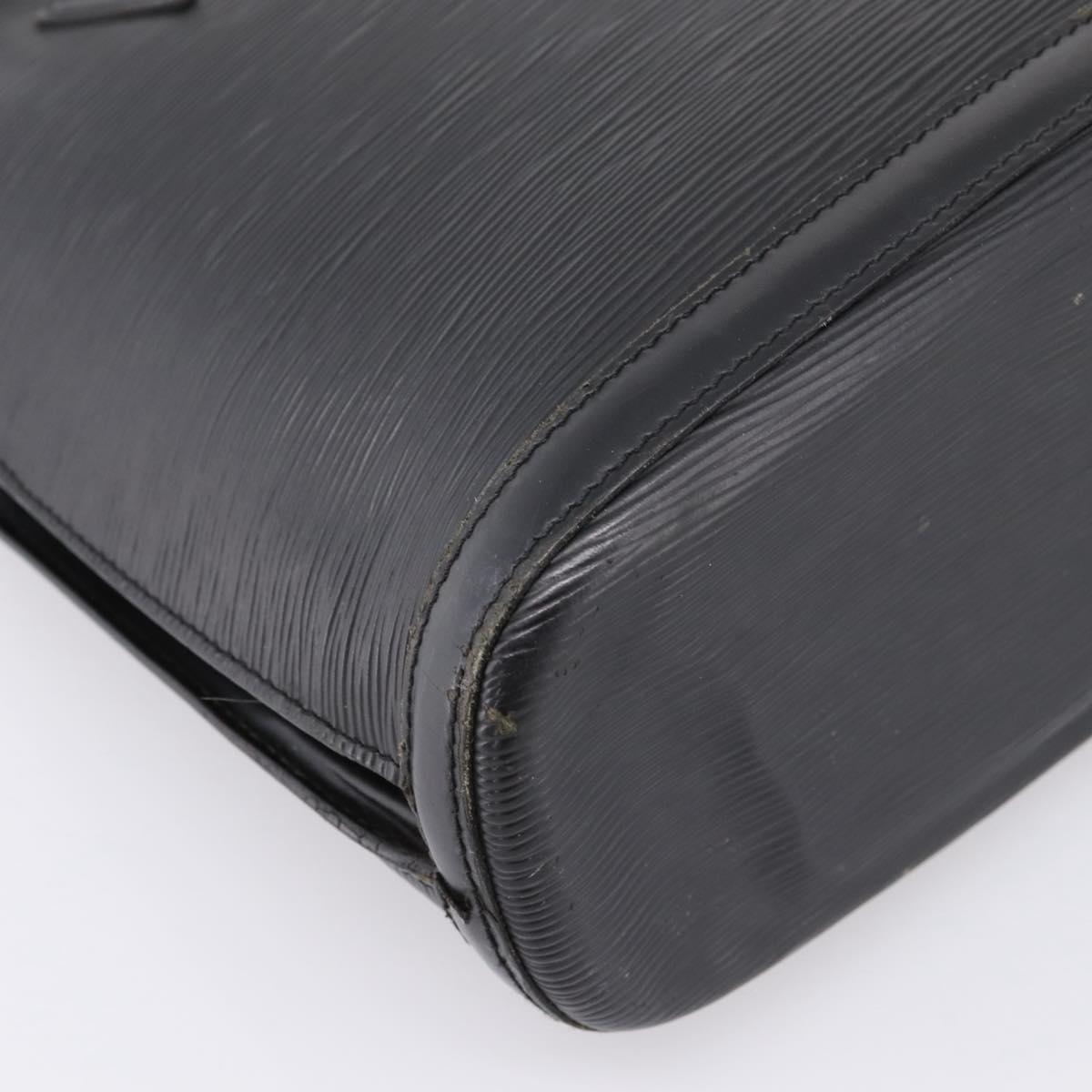 LOUIS VUITTON Epi Lussac Shoulder Bag Black M52282 LV Auth ka5739