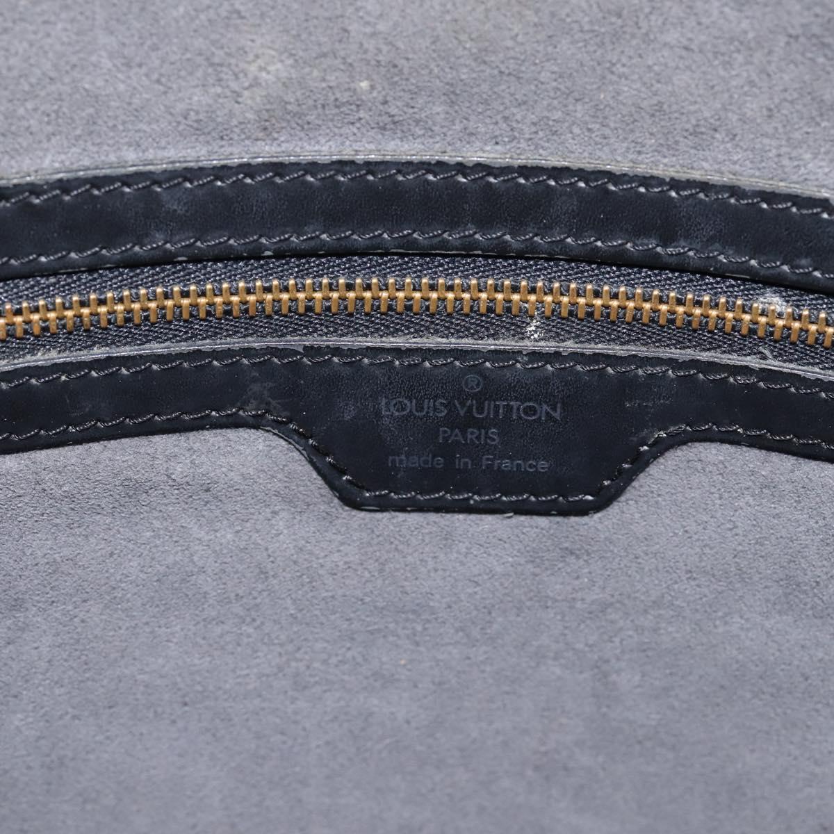 LOUIS VUITTON Epi Lussac Shoulder Bag Black M52282 LV Auth ka5739