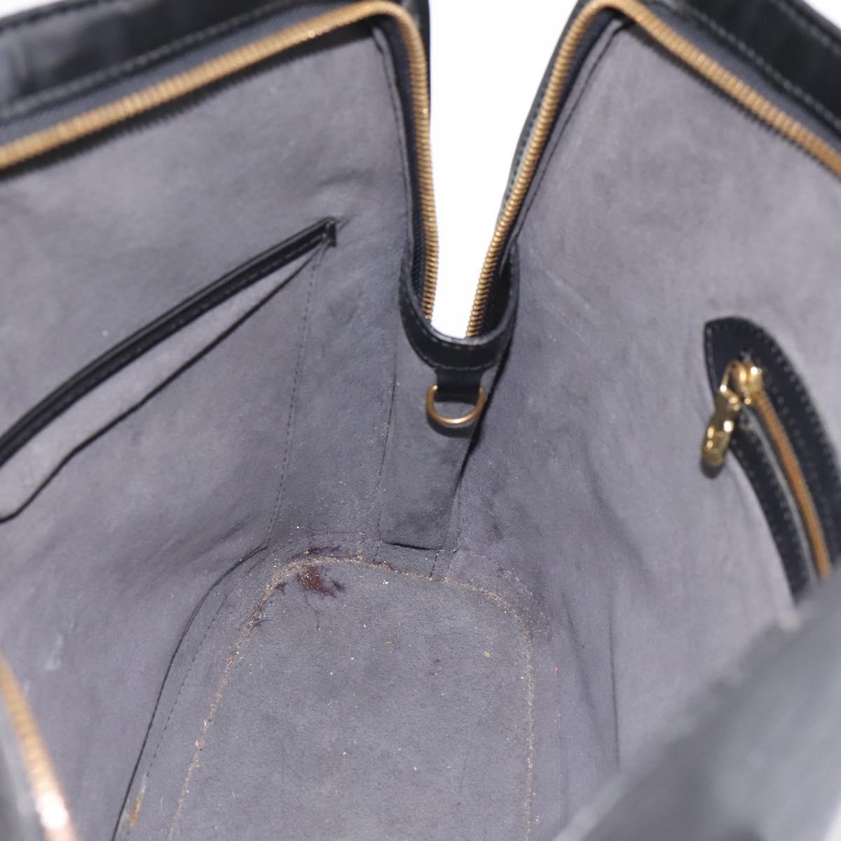 LOUIS VUITTON Epi Lussac Shoulder Bag Black M52282 LV Auth ka5739