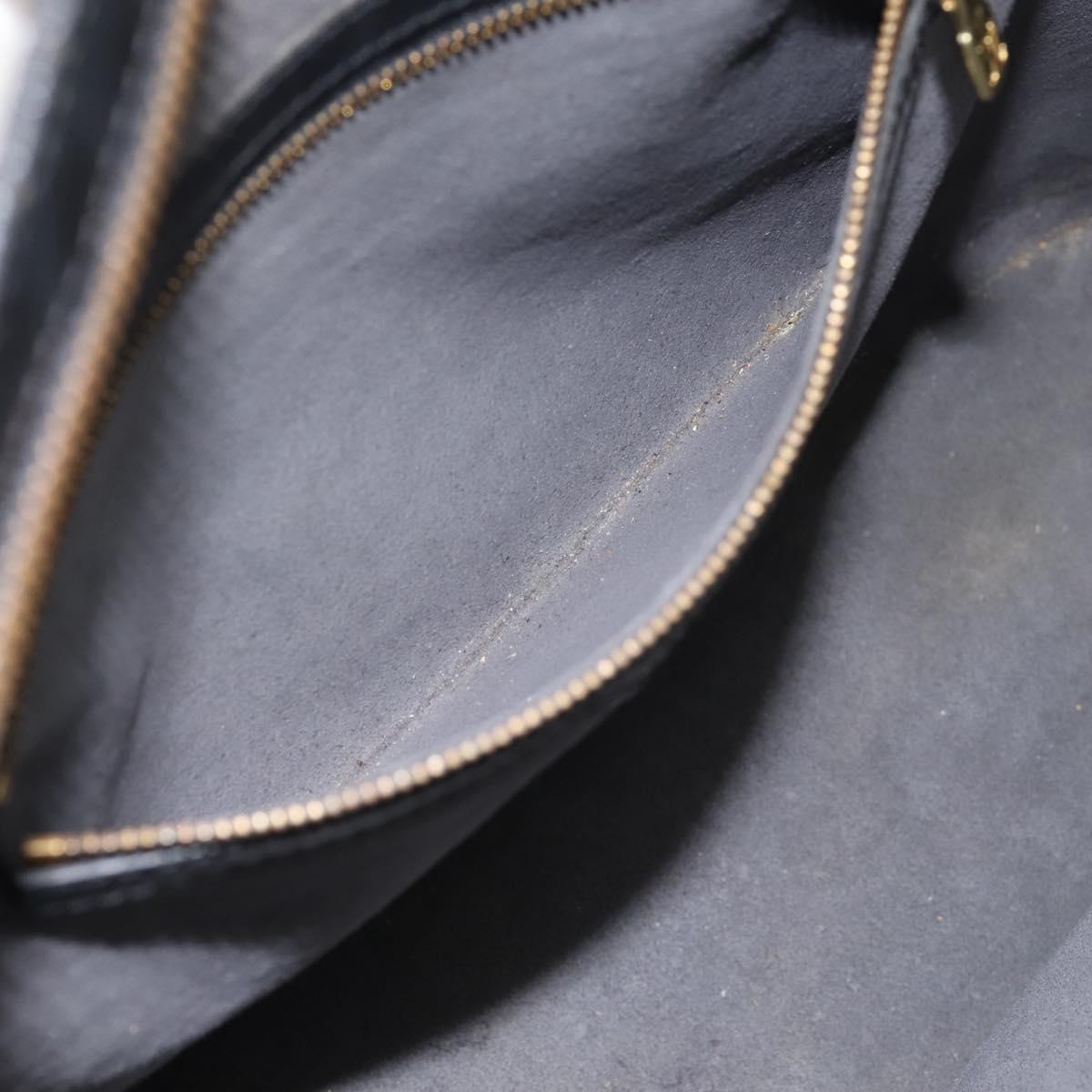 LOUIS VUITTON Epi Lussac Shoulder Bag Black M52282 LV Auth ka5739