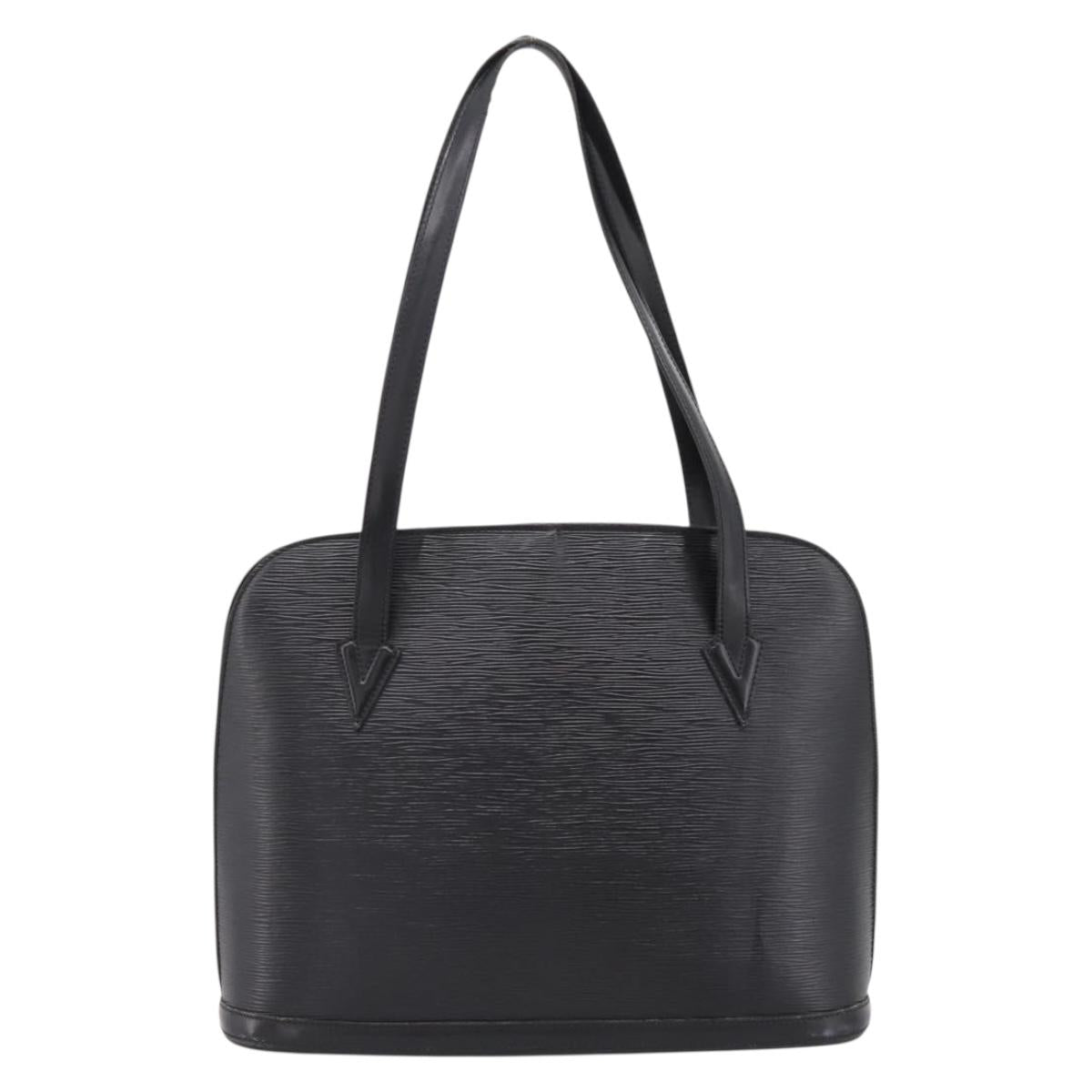 LOUIS VUITTON Epi Lussac Shoulder Bag Black M52282 LV Auth ka5739
