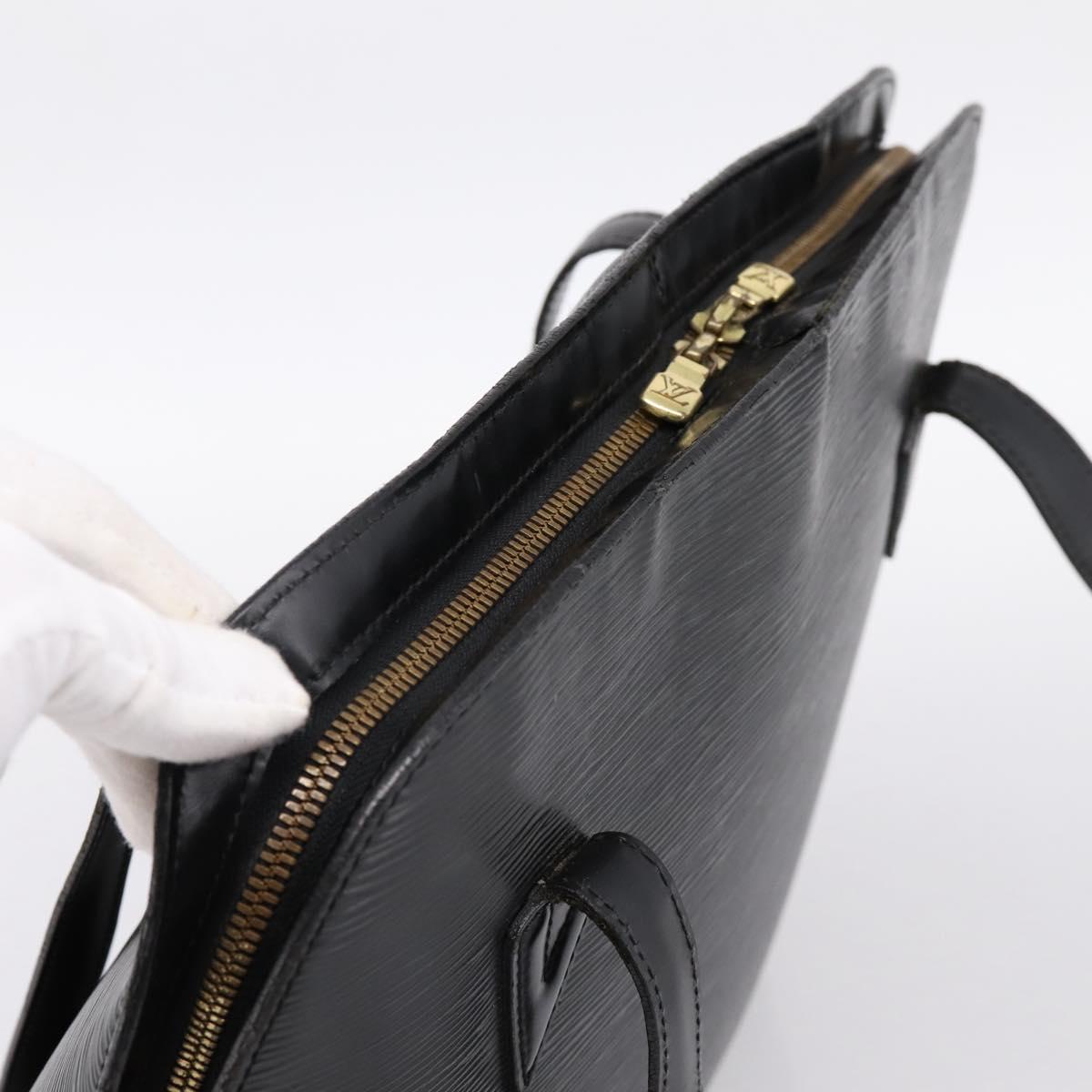 LOUIS VUITTON Epi Lussac Shoulder Bag Black M52282 LV Auth ka5739