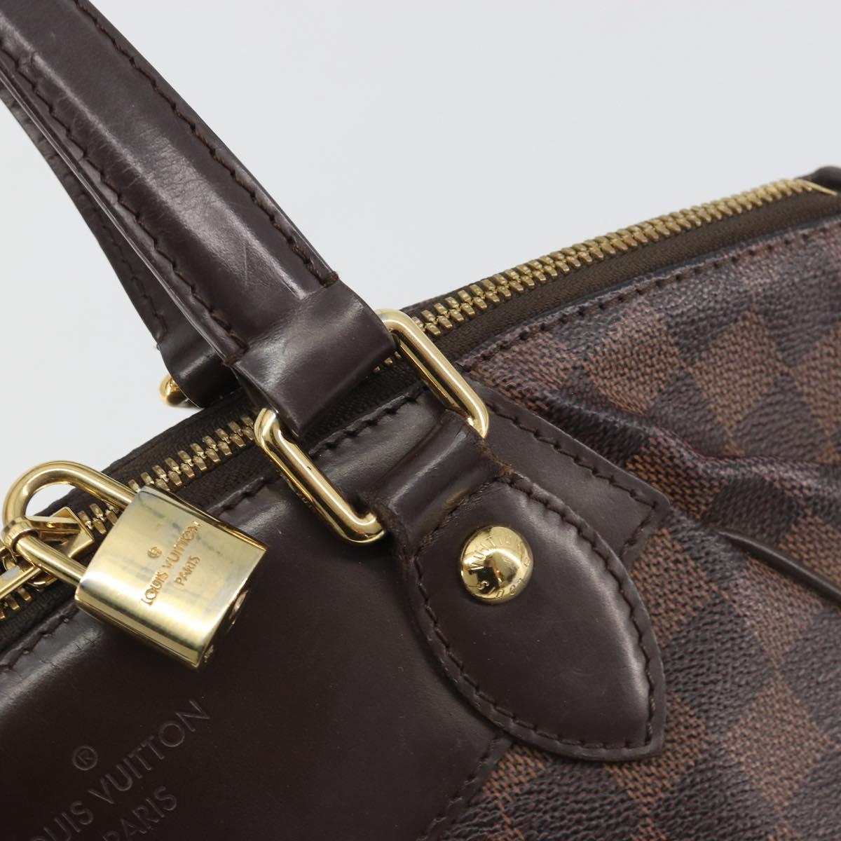 LOUIS VUITTON Damier Ebene Verona PM Hand Bag N41117 LV Auth ka5741