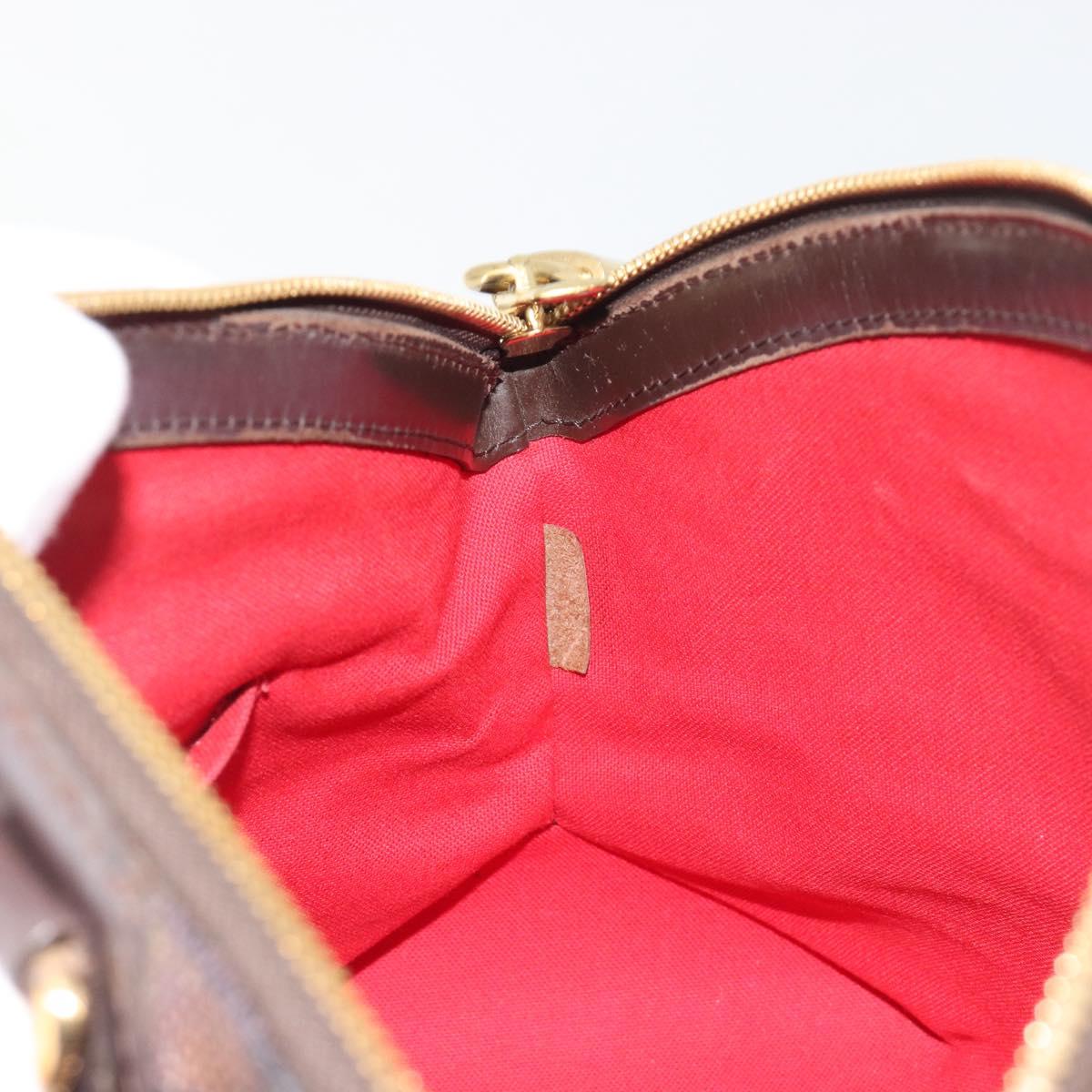 LOUIS VUITTON Damier Ebene Verona PM Hand Bag N41117 LV Auth ka5741