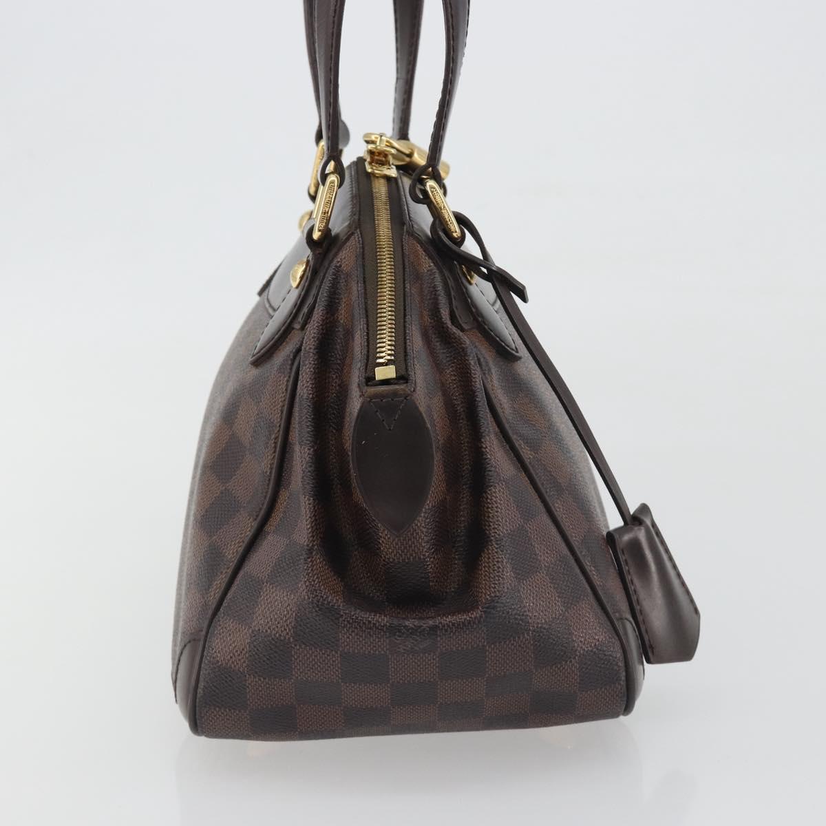 LOUIS VUITTON Damier Ebene Verona PM Hand Bag N41117 LV Auth ka5741