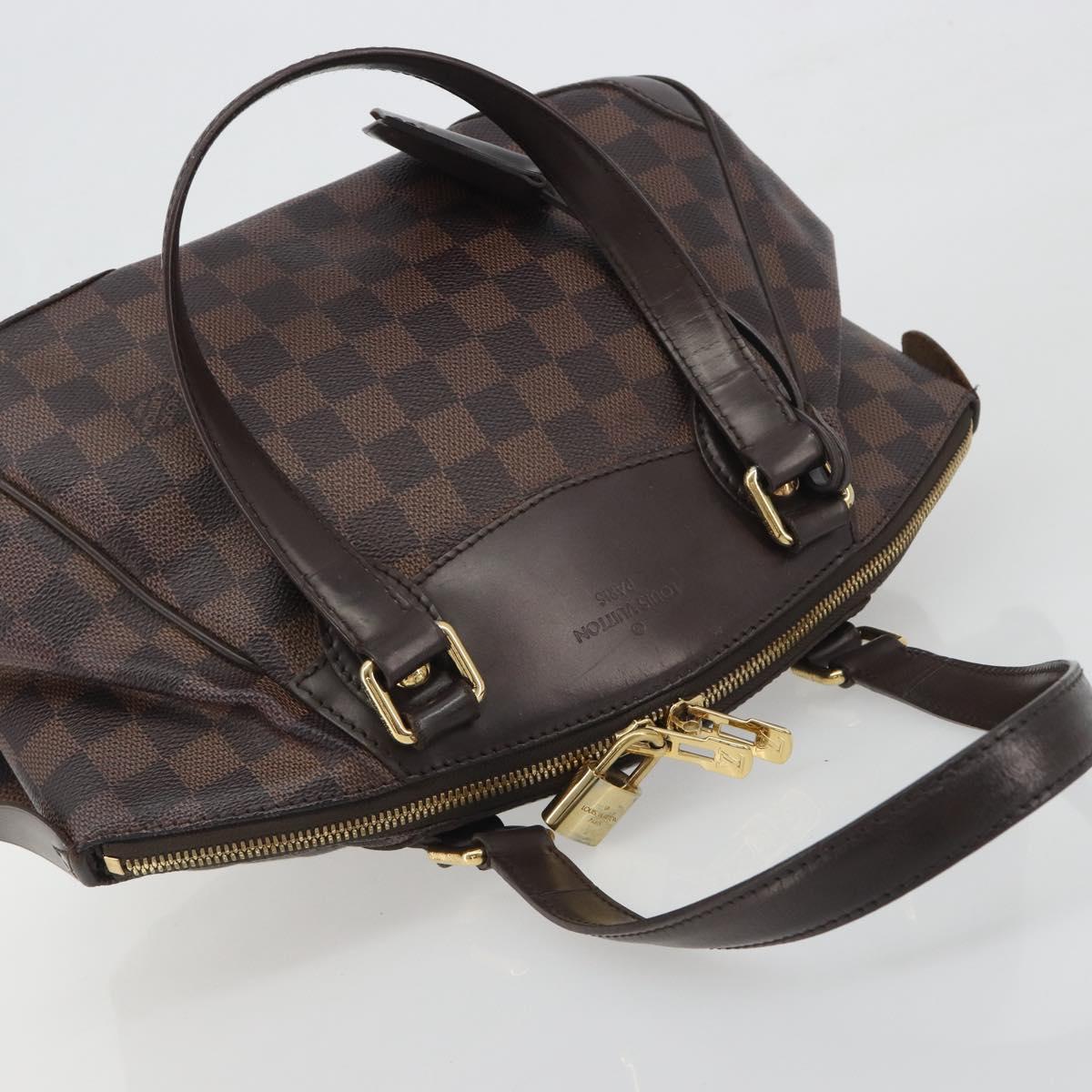 LOUIS VUITTON Damier Ebene Verona PM Hand Bag N41117 LV Auth ka5741