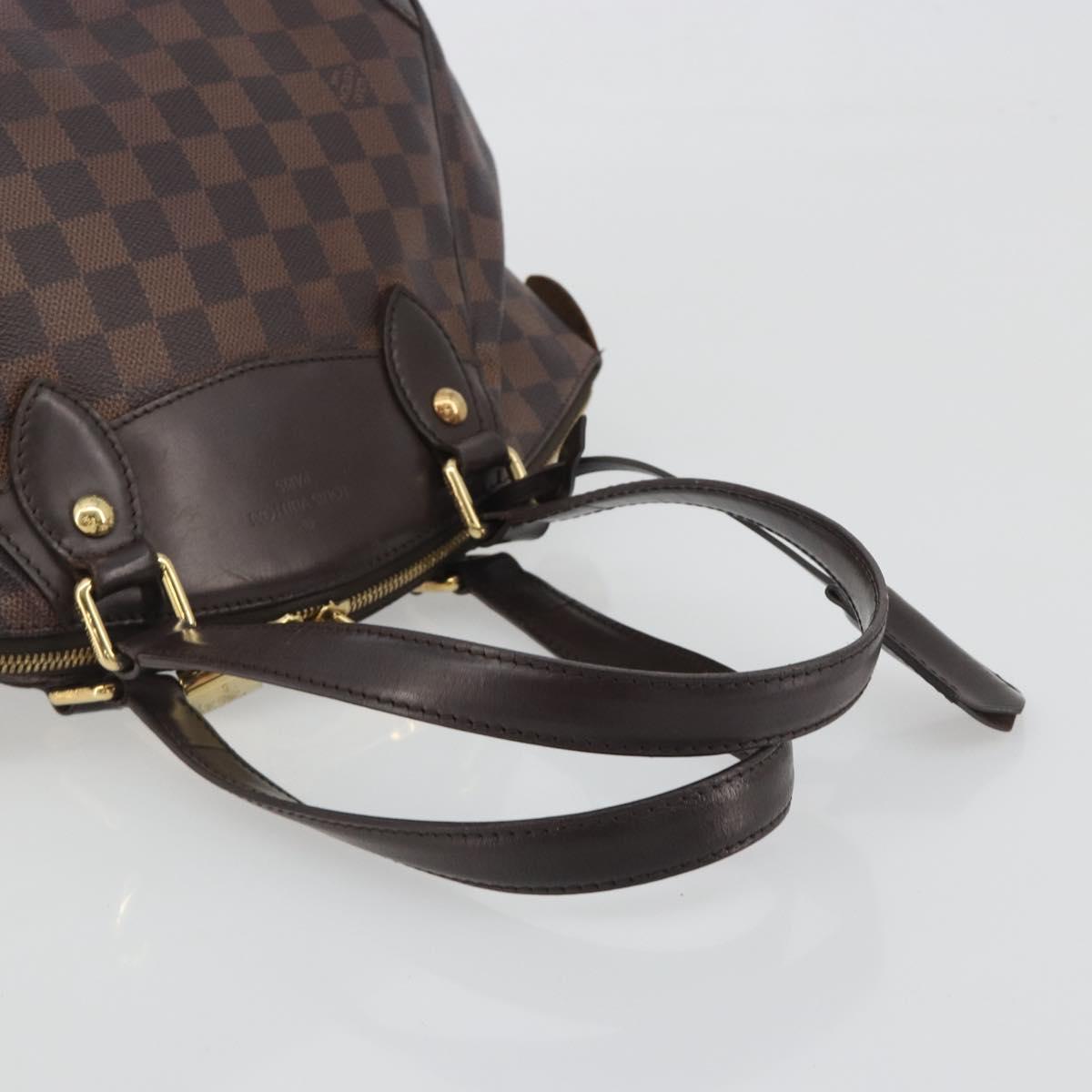 LOUIS VUITTON Damier Ebene Verona PM Hand Bag N41117 LV Auth ka5741