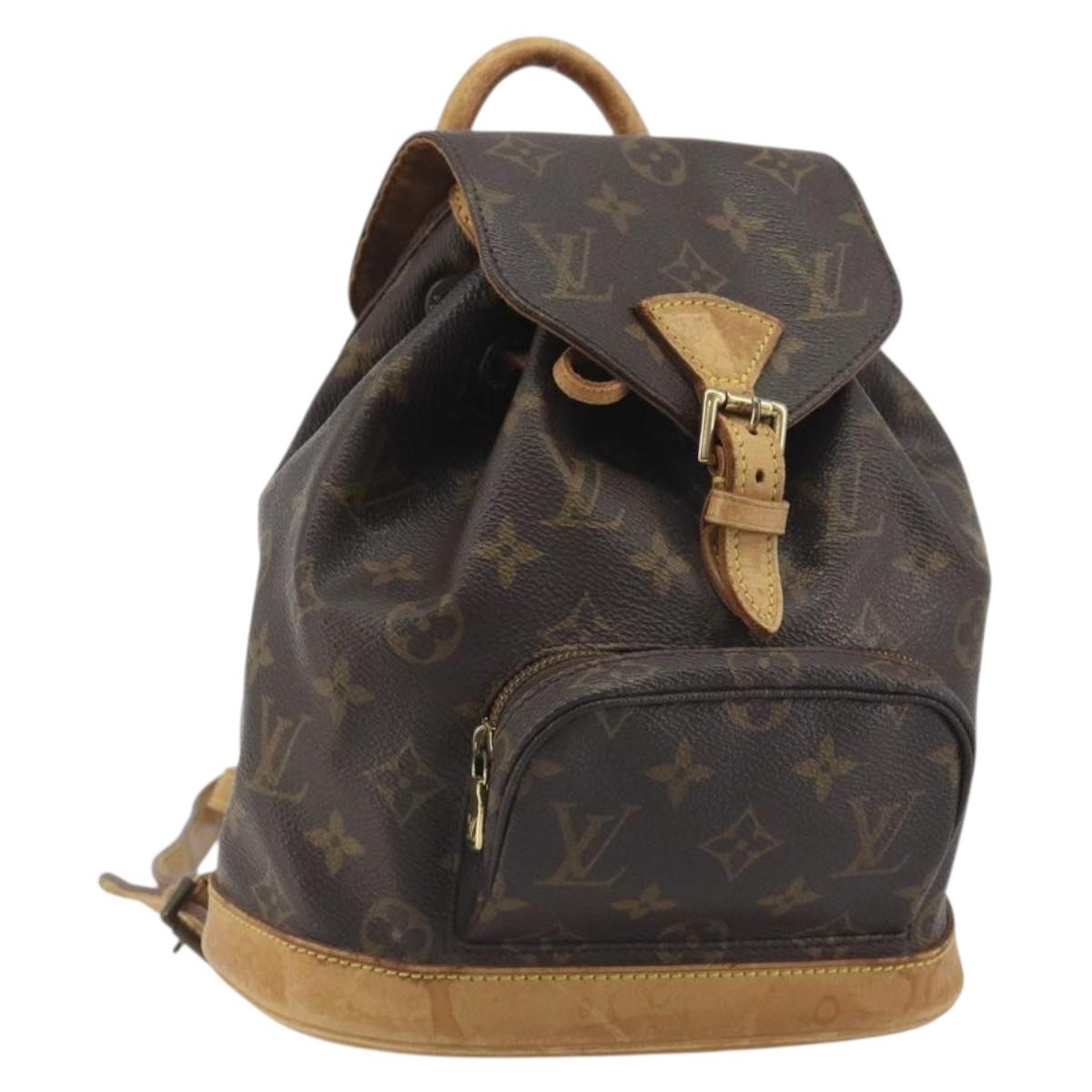 LOUIS VUITTON Monogram Montsouris PM Backpack M51137 LV Auth ka5743