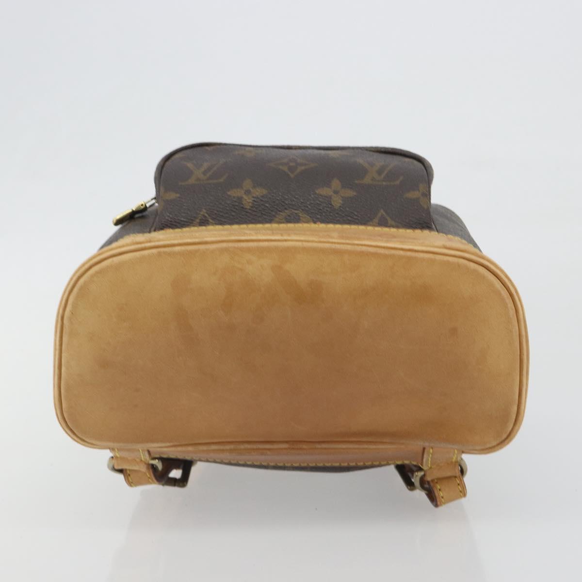 LOUIS VUITTON Monogram Montsouris PM Backpack M51137 LV Auth ka5743