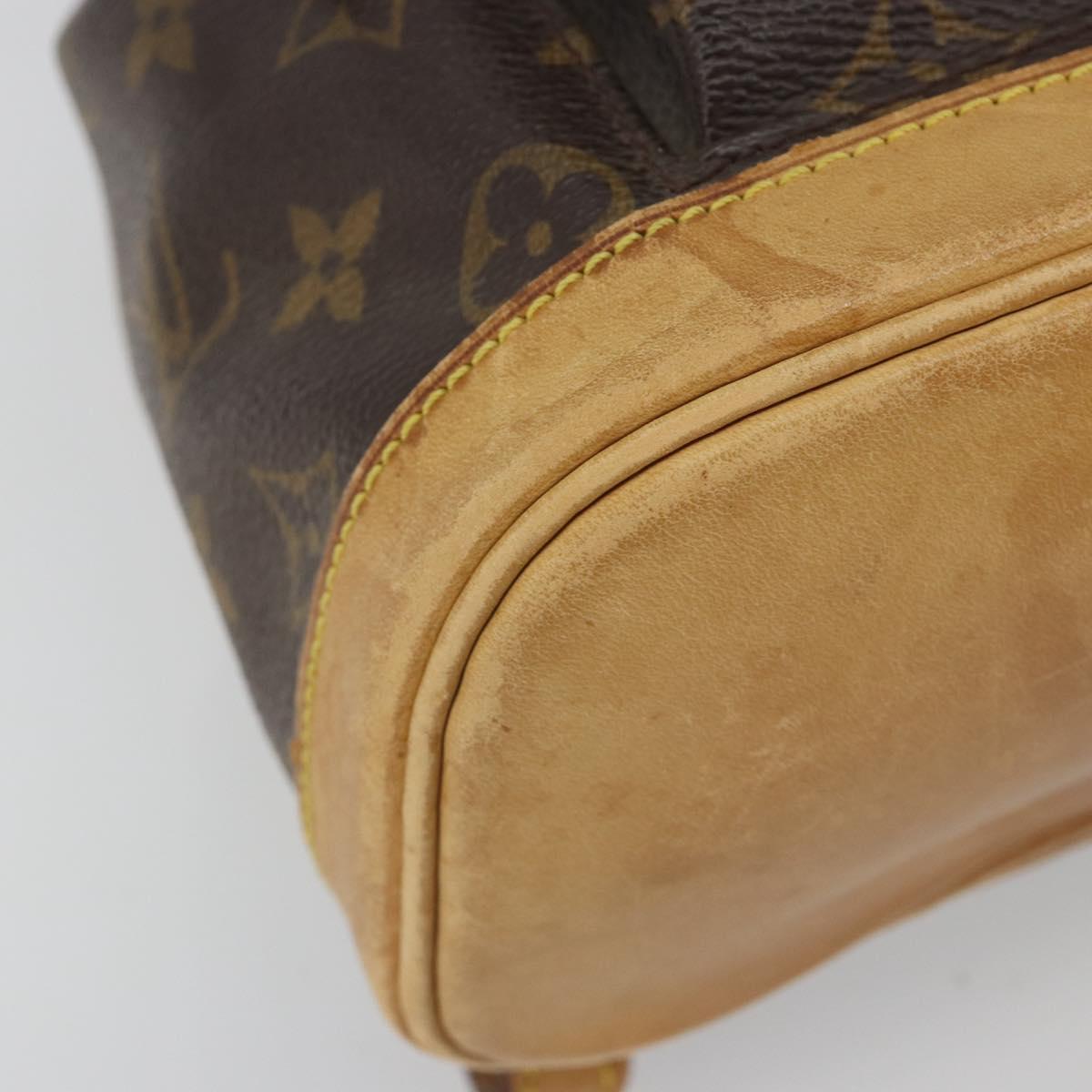 LOUIS VUITTON Monogram Montsouris PM Backpack M51137 LV Auth ka5743