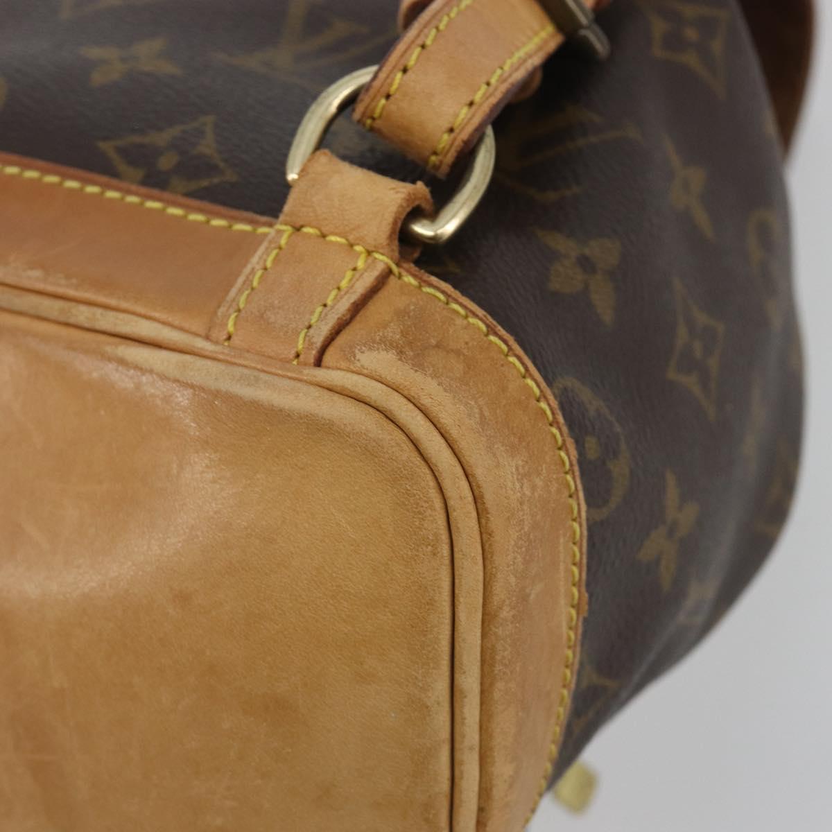 LOUIS VUITTON Monogram Montsouris PM Backpack M51137 LV Auth ka5743