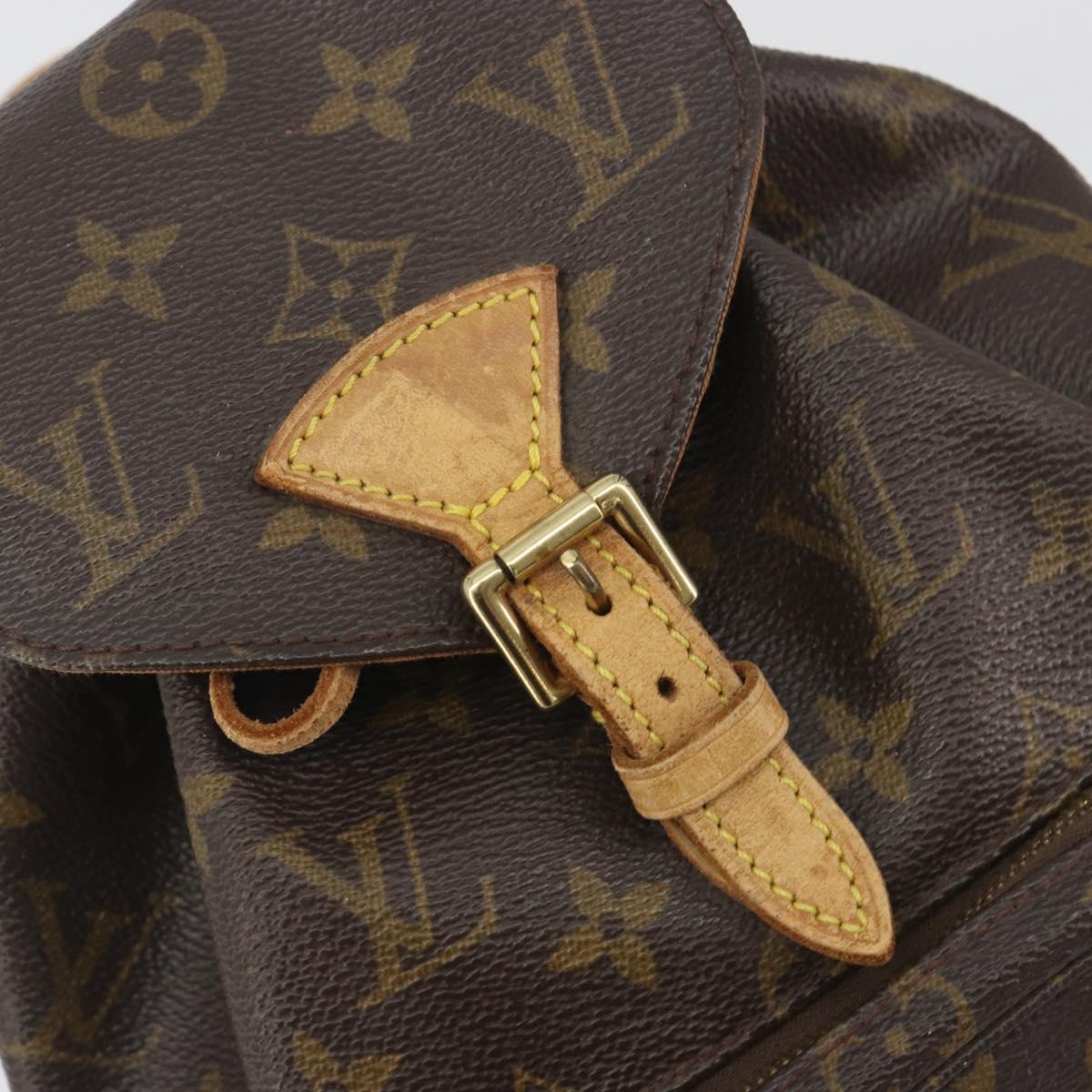 LOUIS VUITTON Monogram Montsouris PM Backpack M51137 LV Auth ka5743